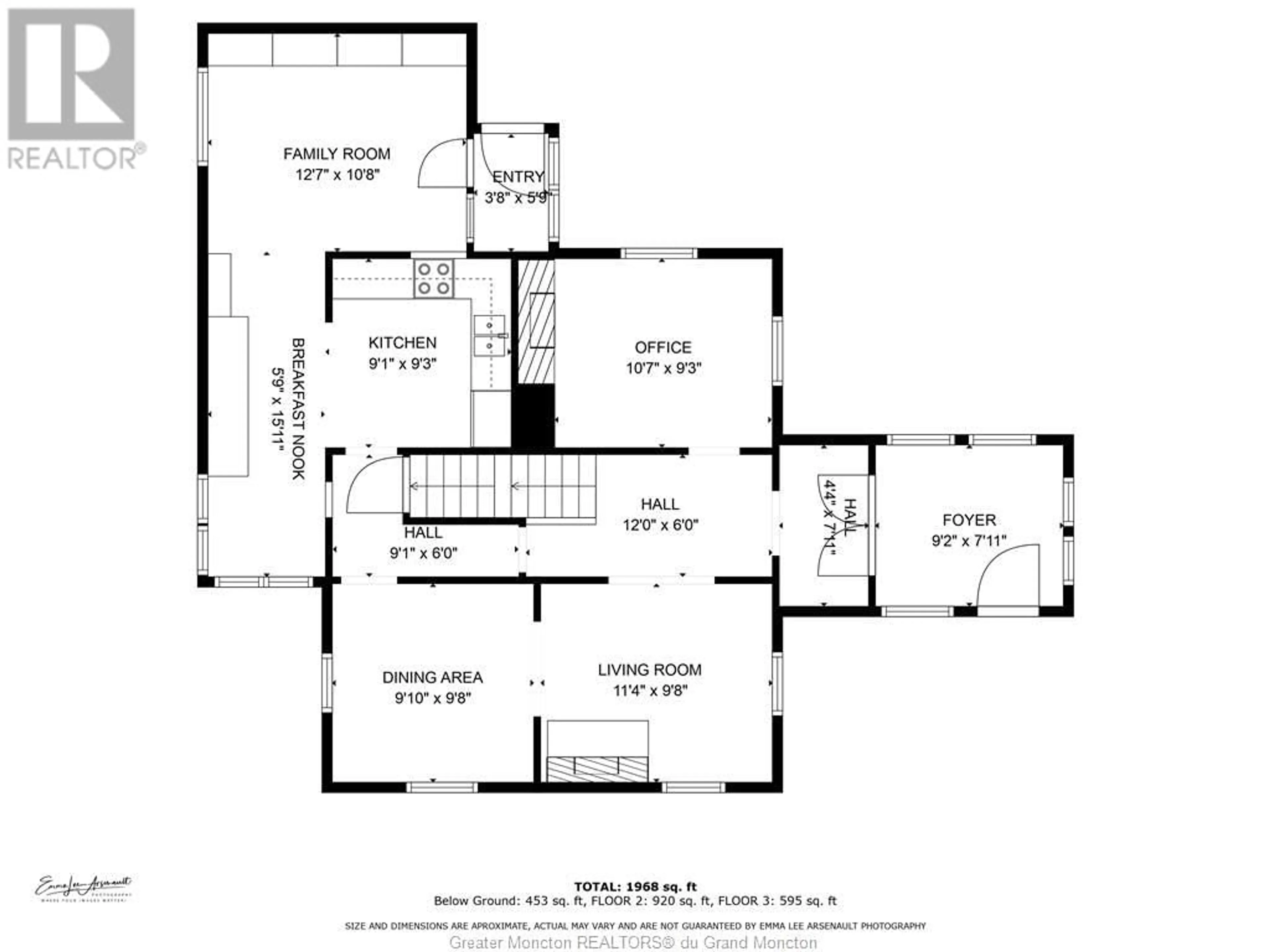 Floor plan for 176 Church ST, Moncton New Brunswick E1C4Z9