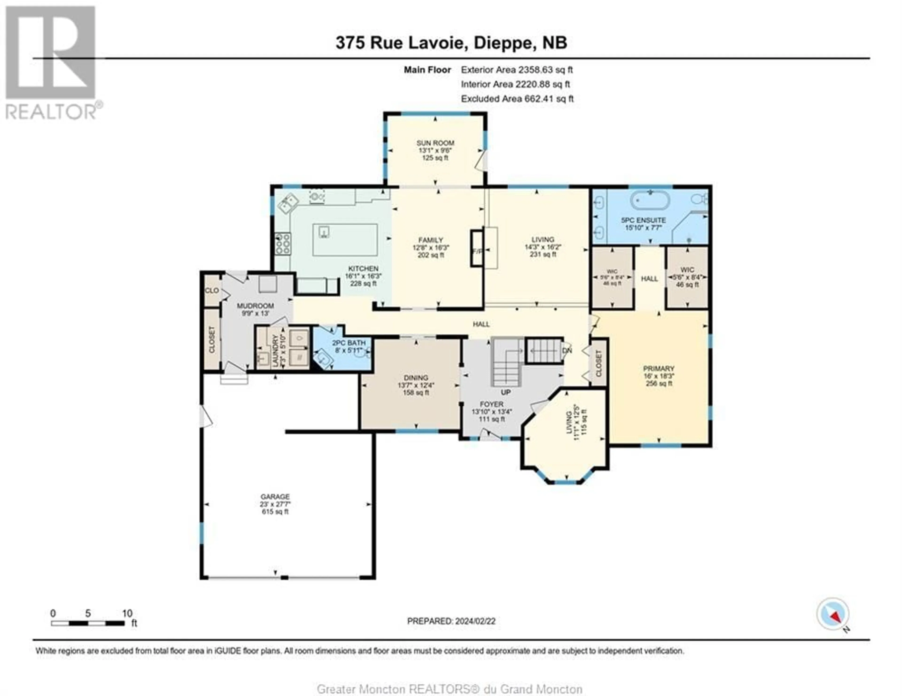 Floor plan for 373 Lavoie, Dieppe New Brunswick E1A6S9