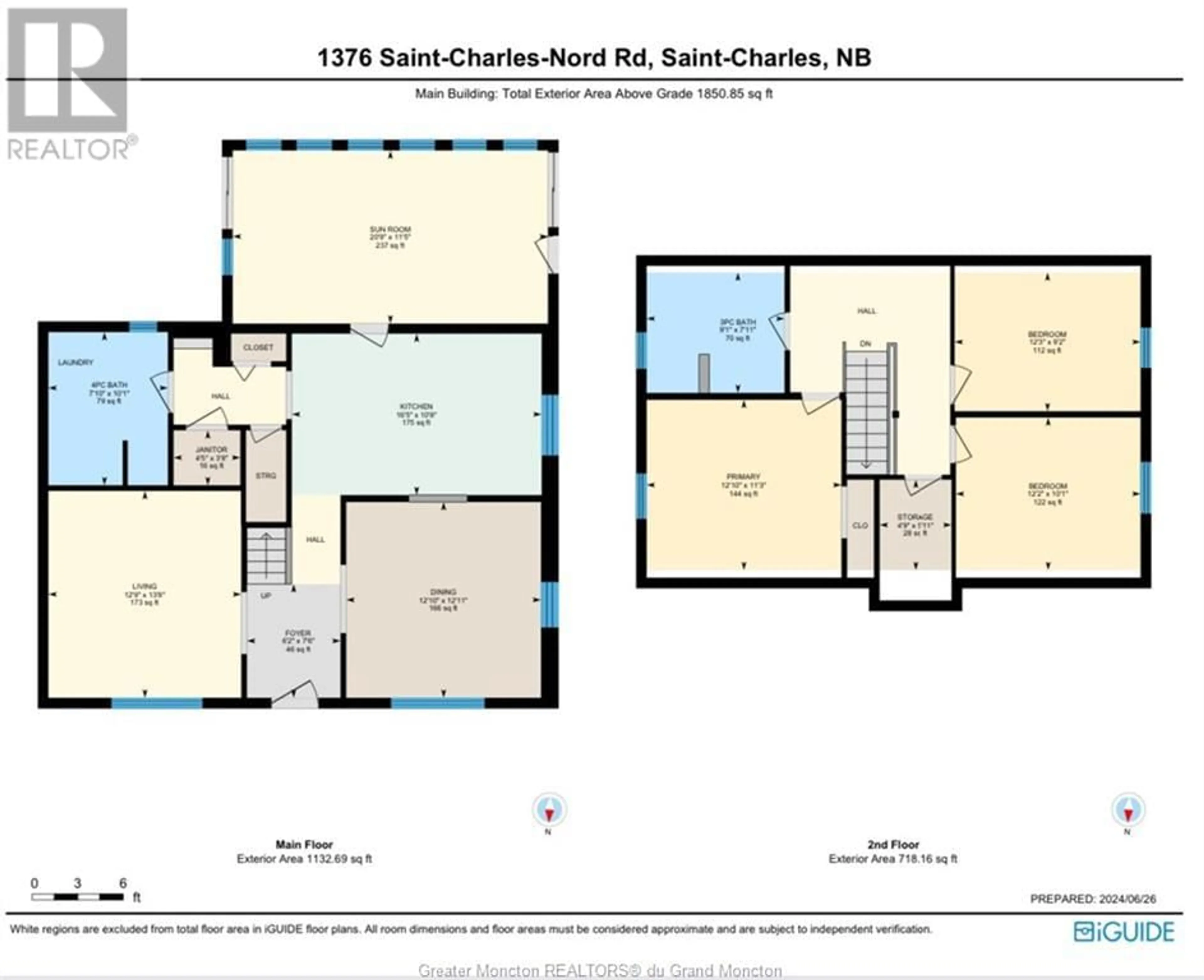 Floor plan for 1376 Saint Charles Nord, Saint-Charles New Brunswick E4W4T6
