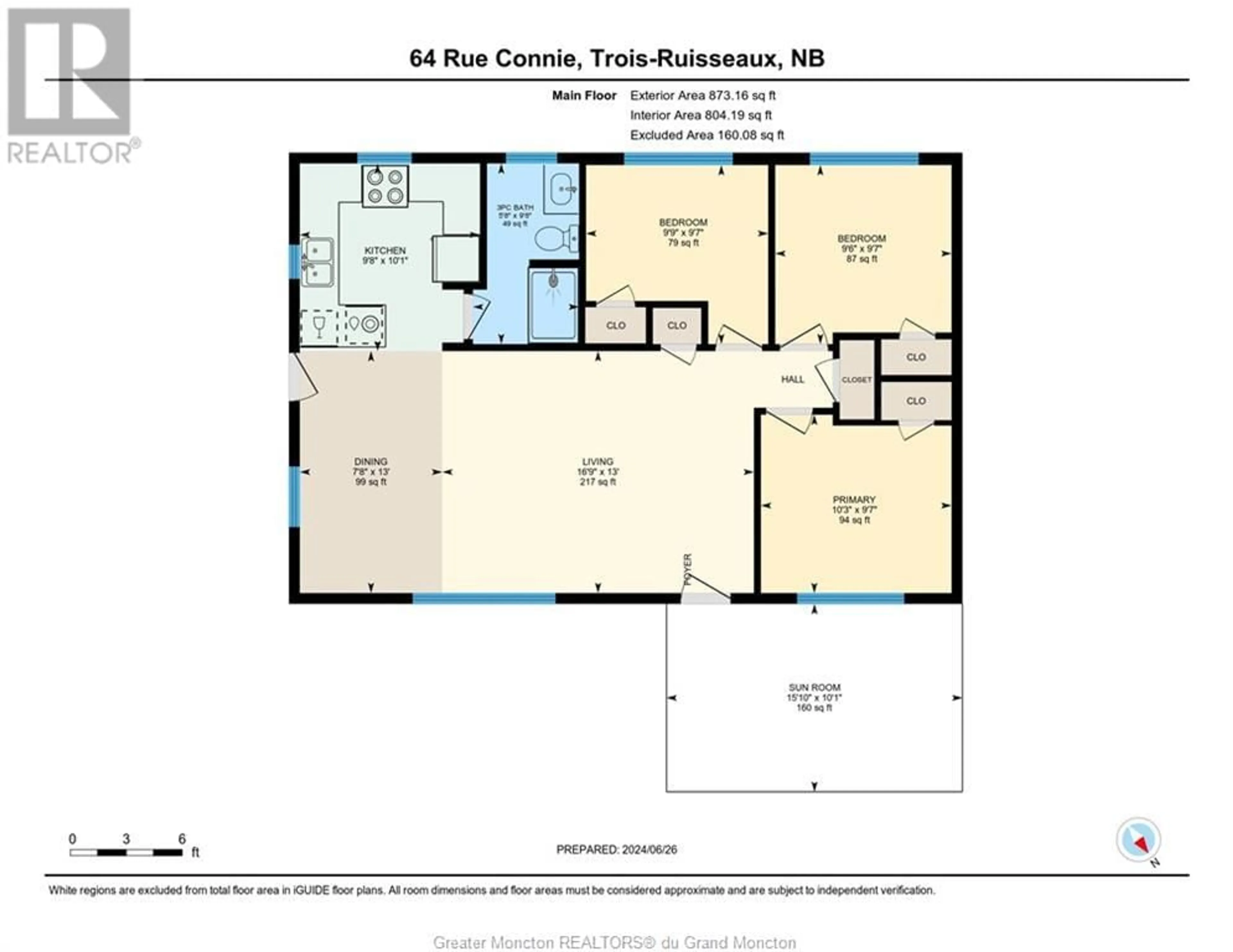 Floor plan for 64 Connie ST, Trois Ruisseaux New Brunswick E4N2V3