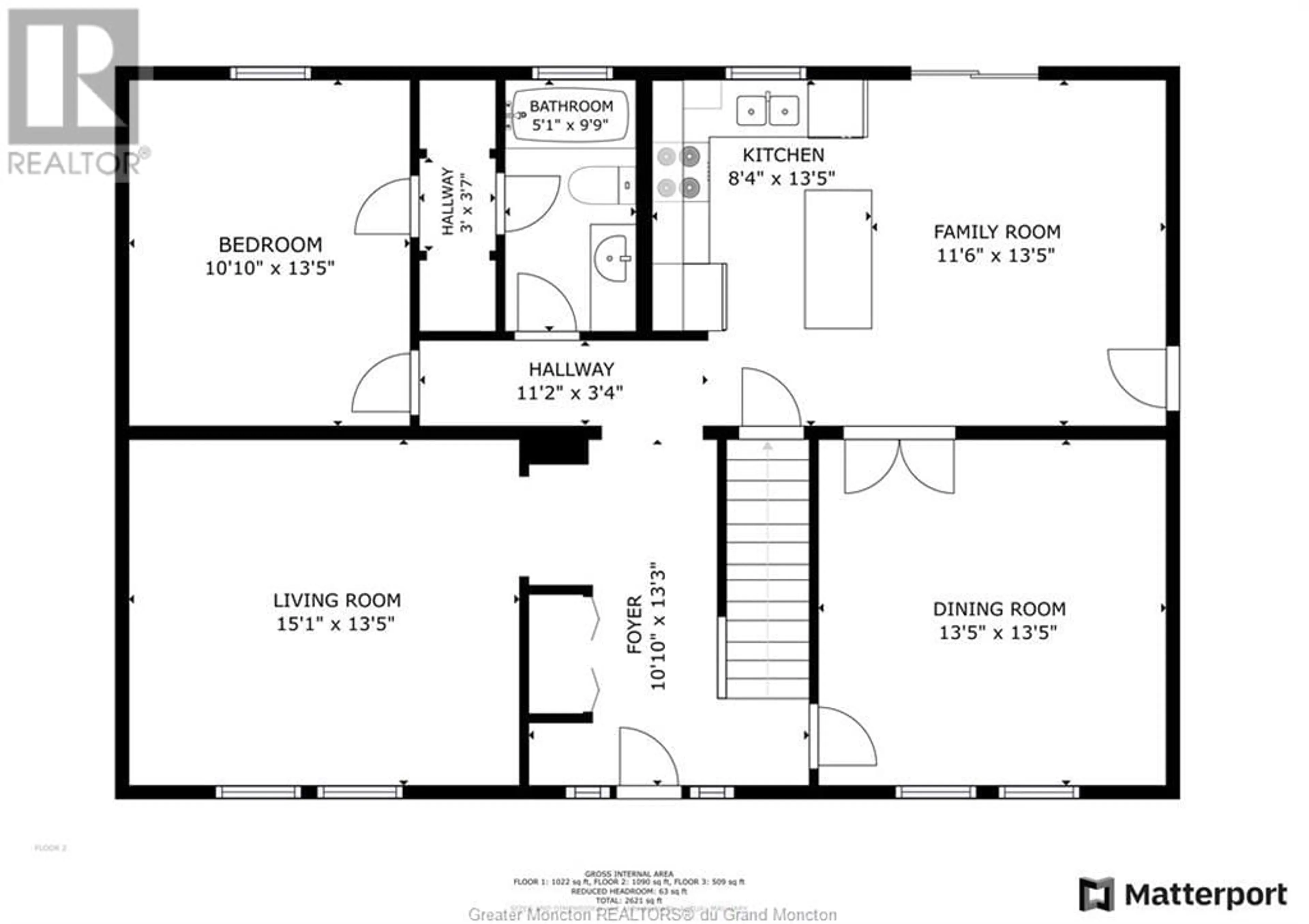 Floor plan for 1 Loon DR, Sackville New Brunswick E4L3A5