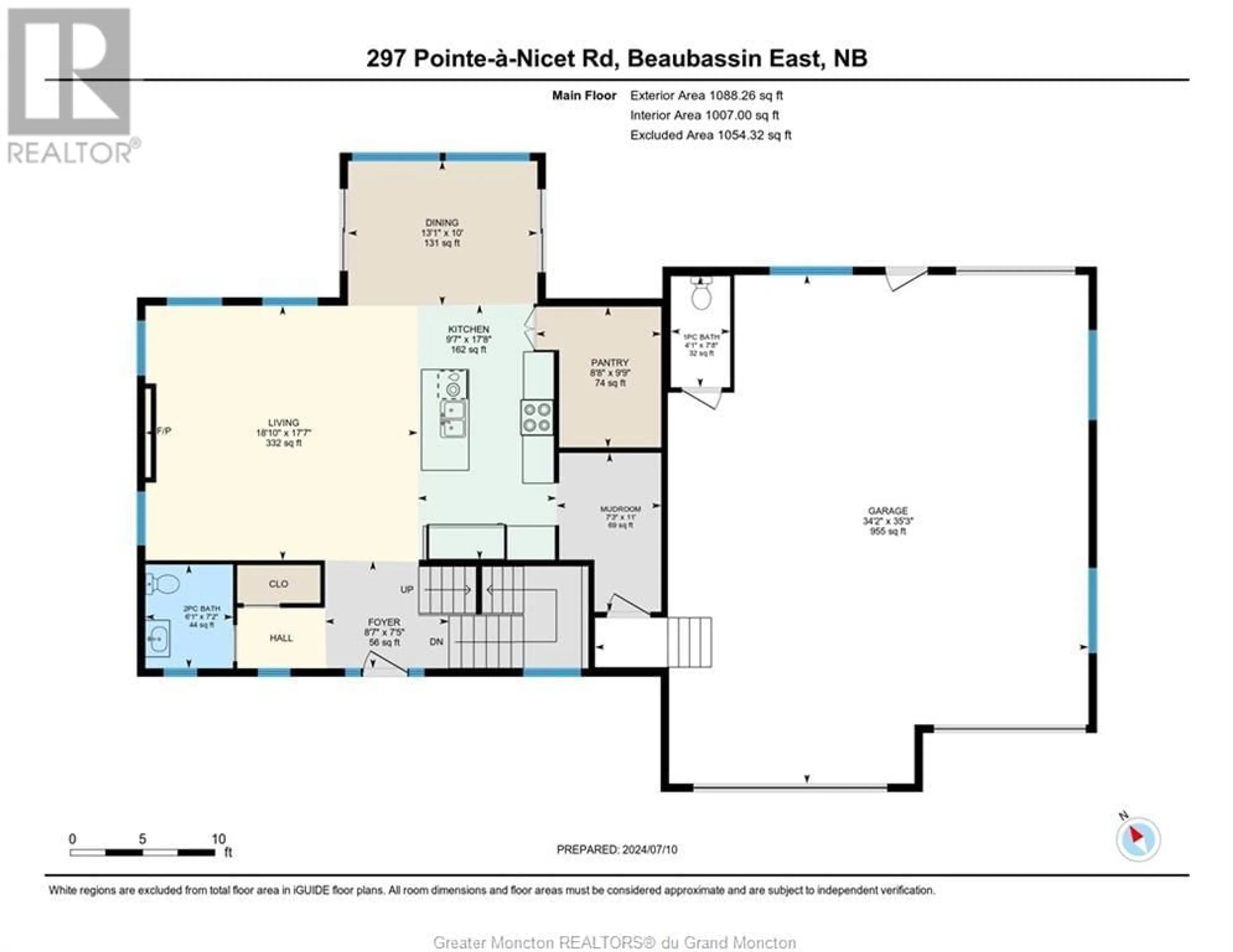 Floor plan for 297 Pointe-A-Nicet RD, Grand-Barachois New Brunswick E4P8Z7