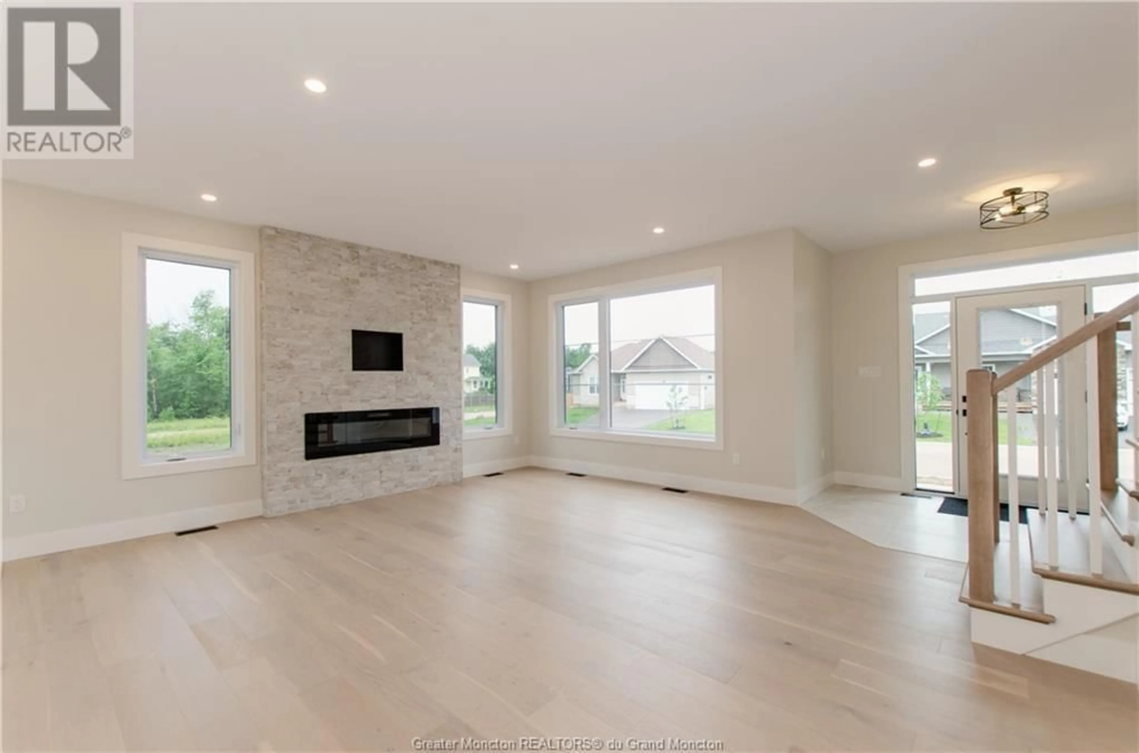 Living room, wood floors for 9 Balfour Court, Moncton New Brunswick E1G0P2