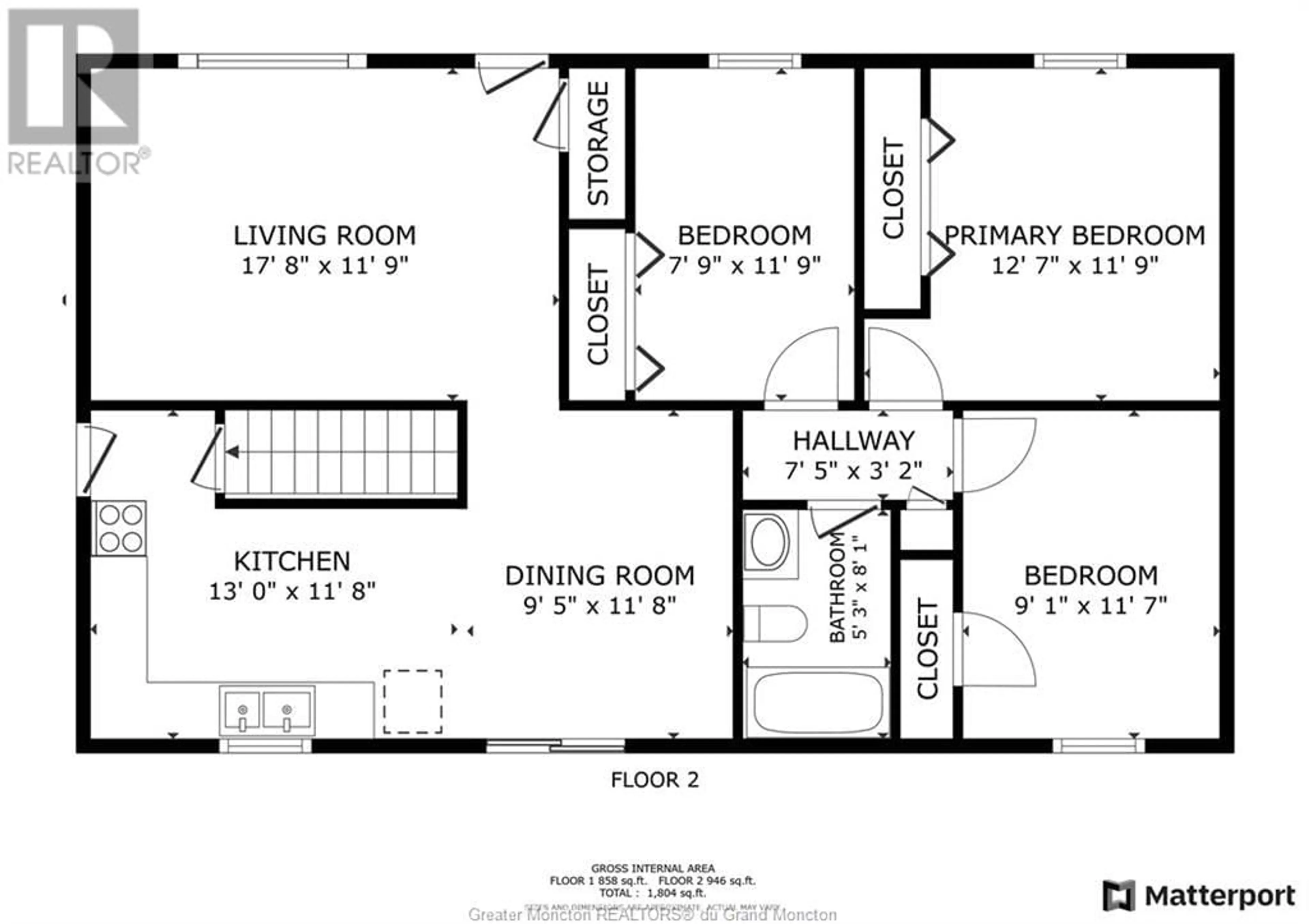 Floor plan for 57 Morice DR, Sackville New Brunswick E4L2Z8