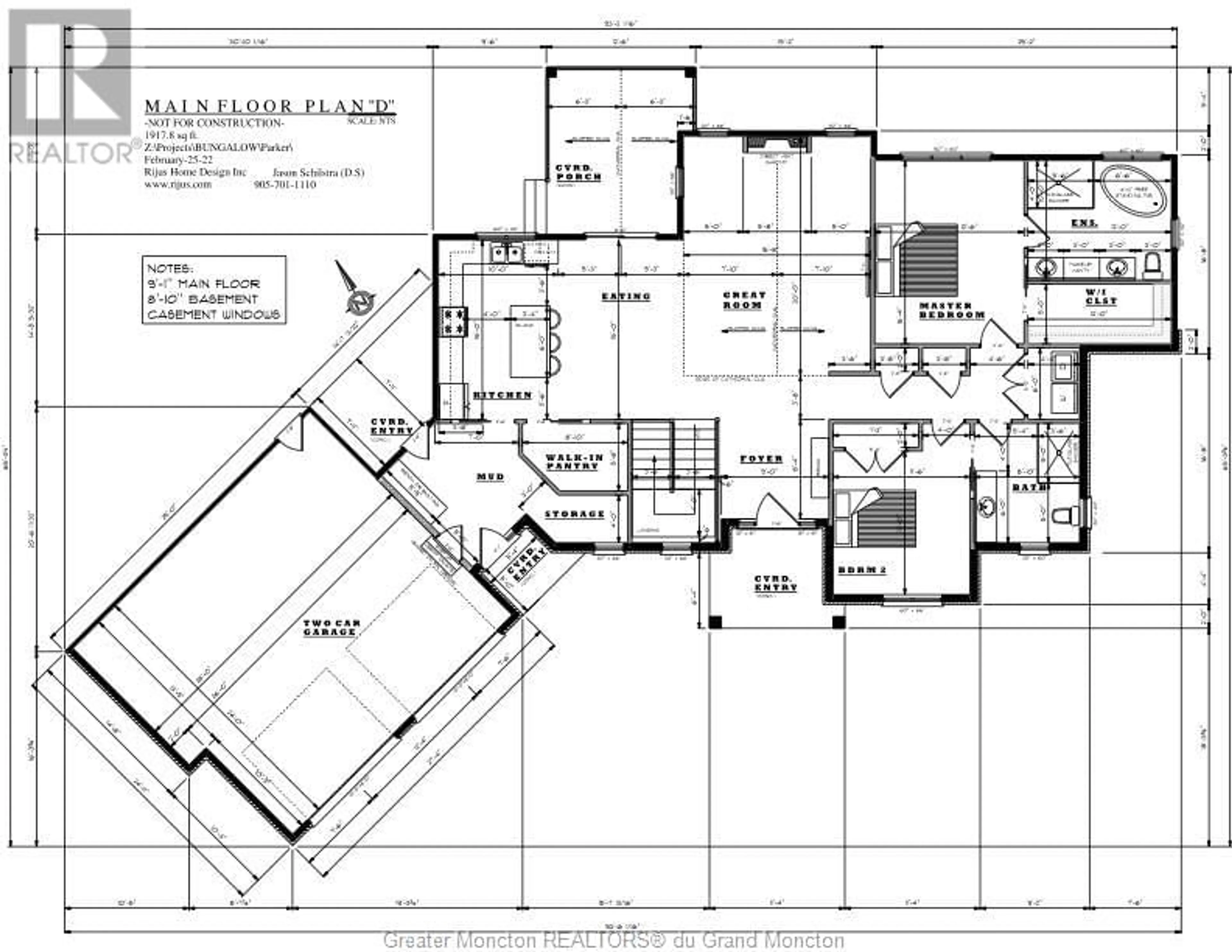 Floor plan for 319 Bateman Mill RD, Shediac Cape New Brunswick E4P2Z1