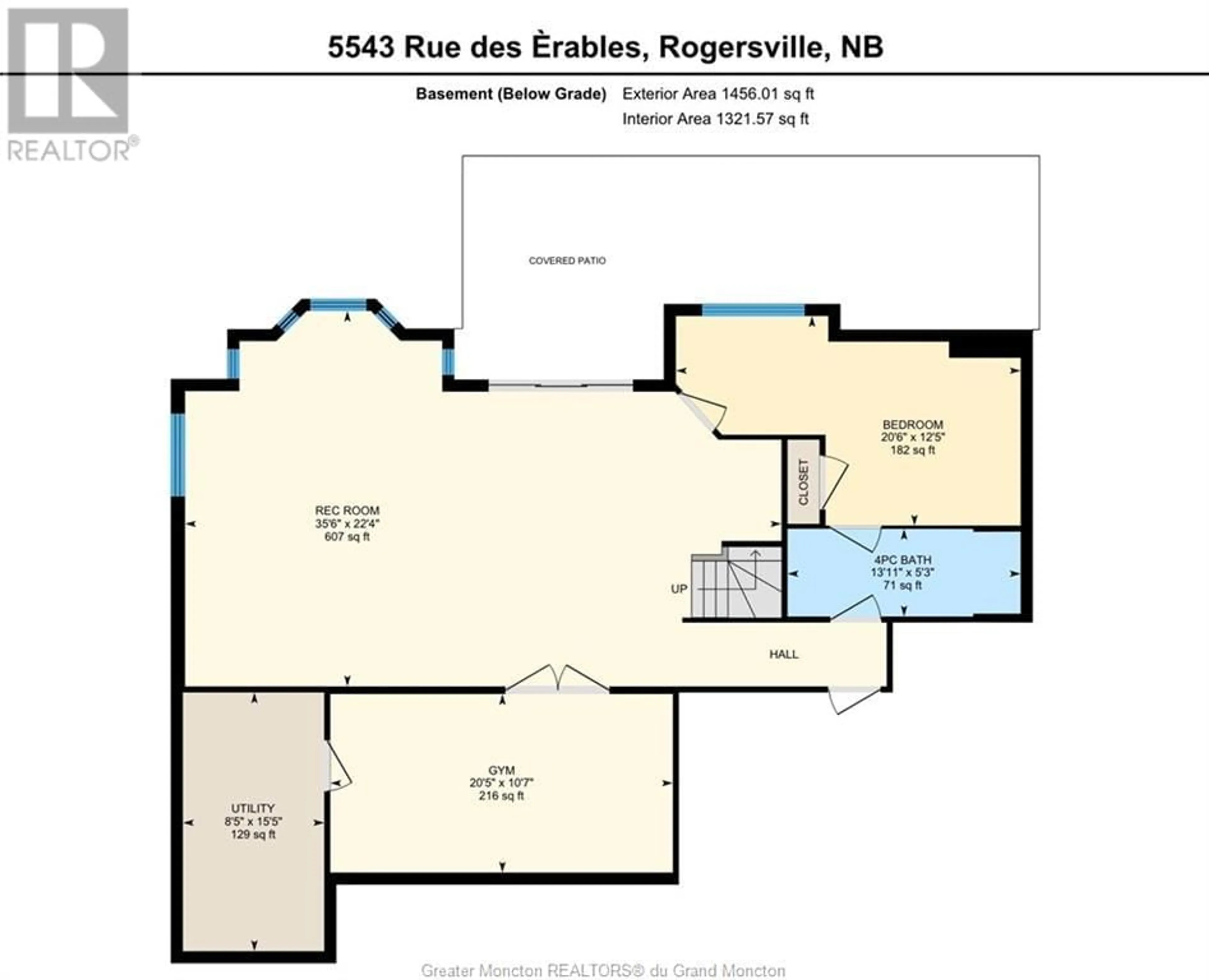 Floor plan for 5543 Des Erables, Rogersville New Brunswick E4Y1K5