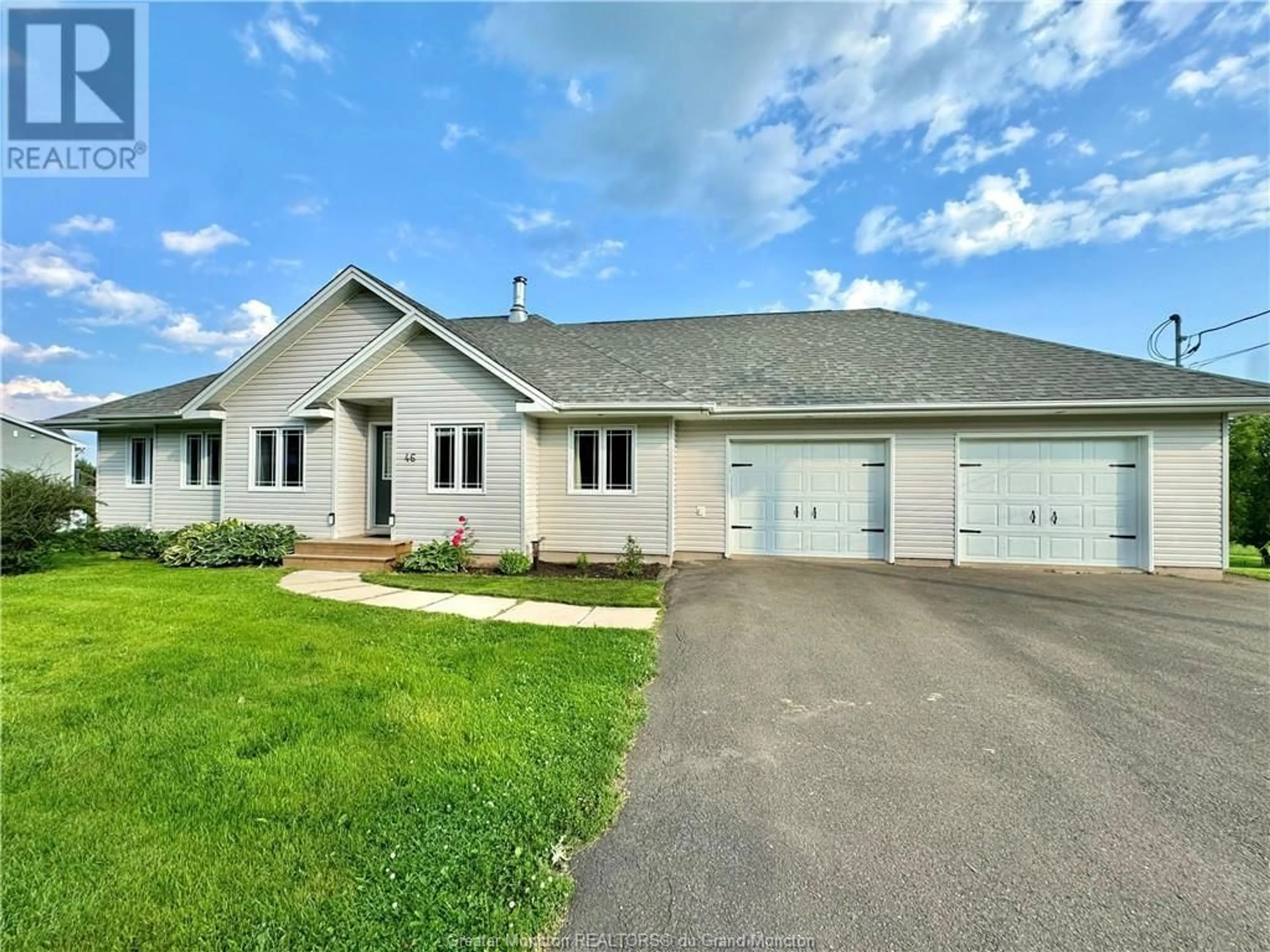 Frontside or backside of a home for 46 Green Briar DR, Boundary Creek New Brunswick E1G4B4