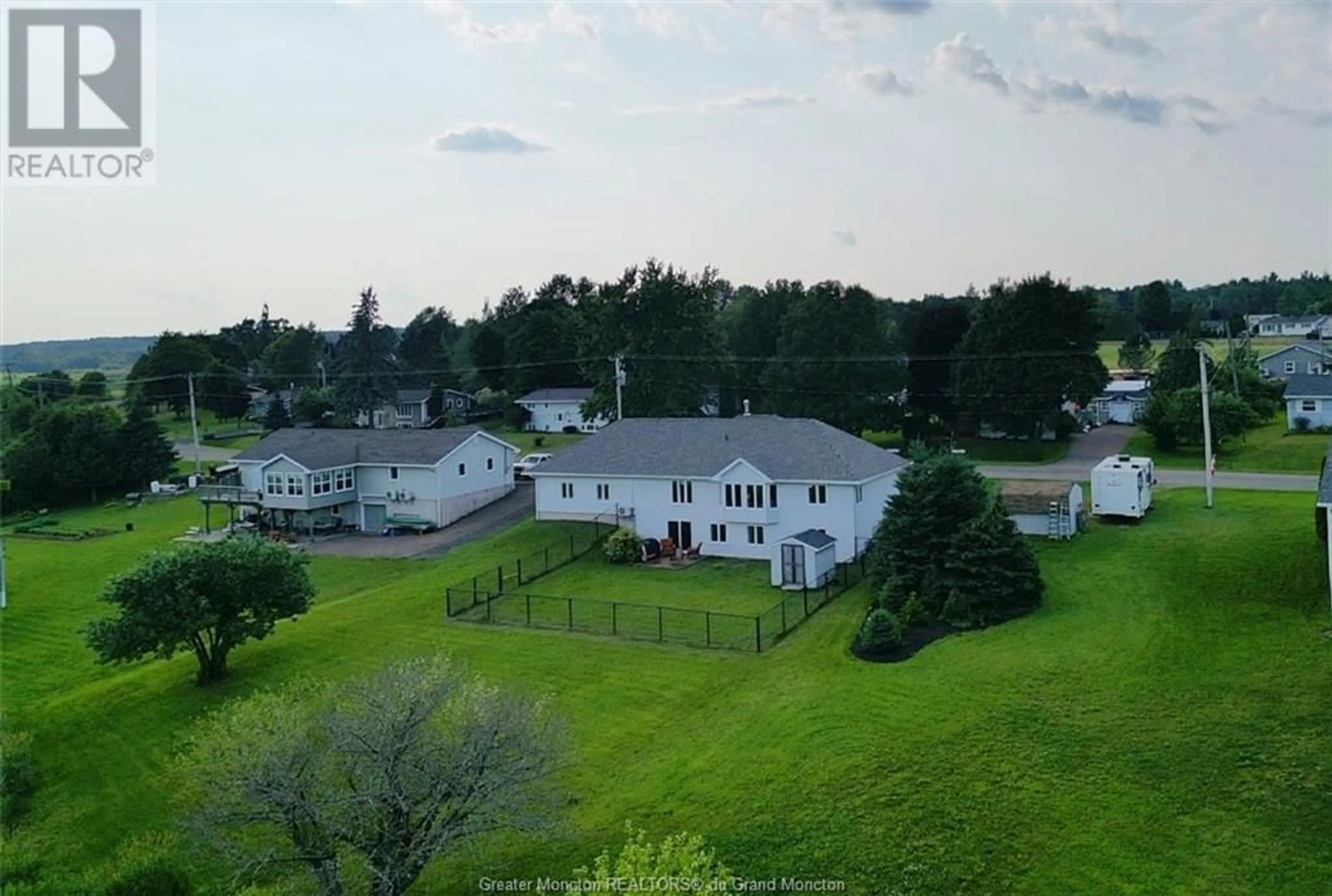 Fenced yard for 46 Green Briar DR, Boundary Creek New Brunswick E1G4B4