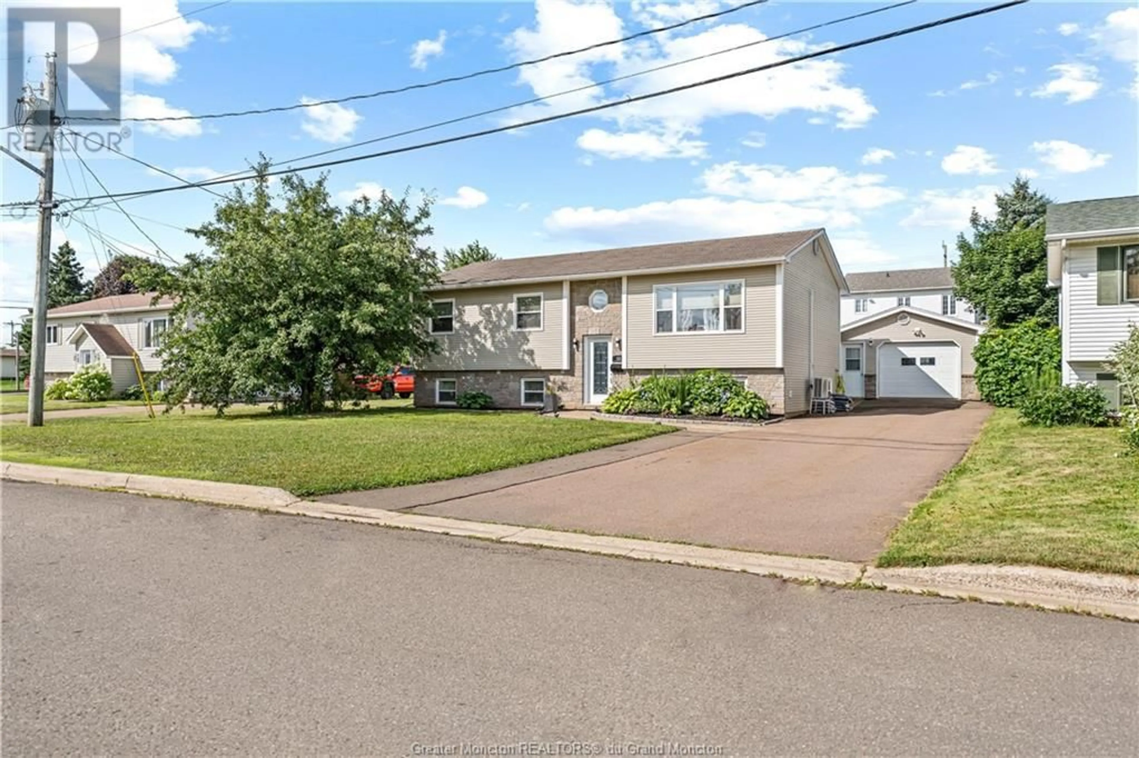 Frontside or backside of a home, the street view for 54 Castle Drive, Moncton New Brunswick E1A6M1