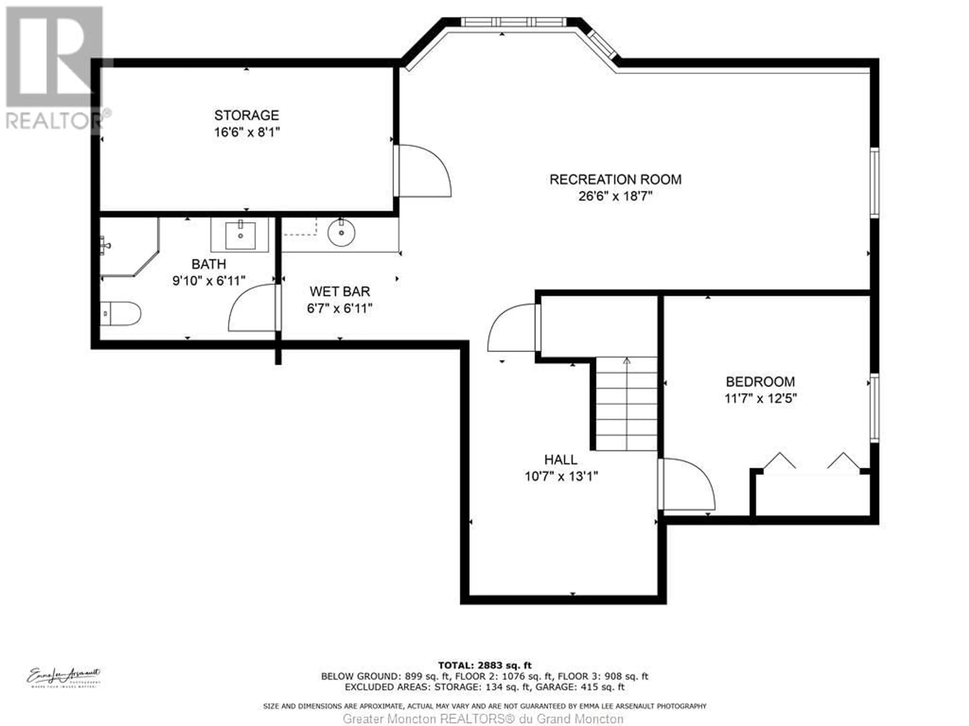 Floor plan for 83 Desrosiers ST, Dieppe New Brunswick E1A7Y5