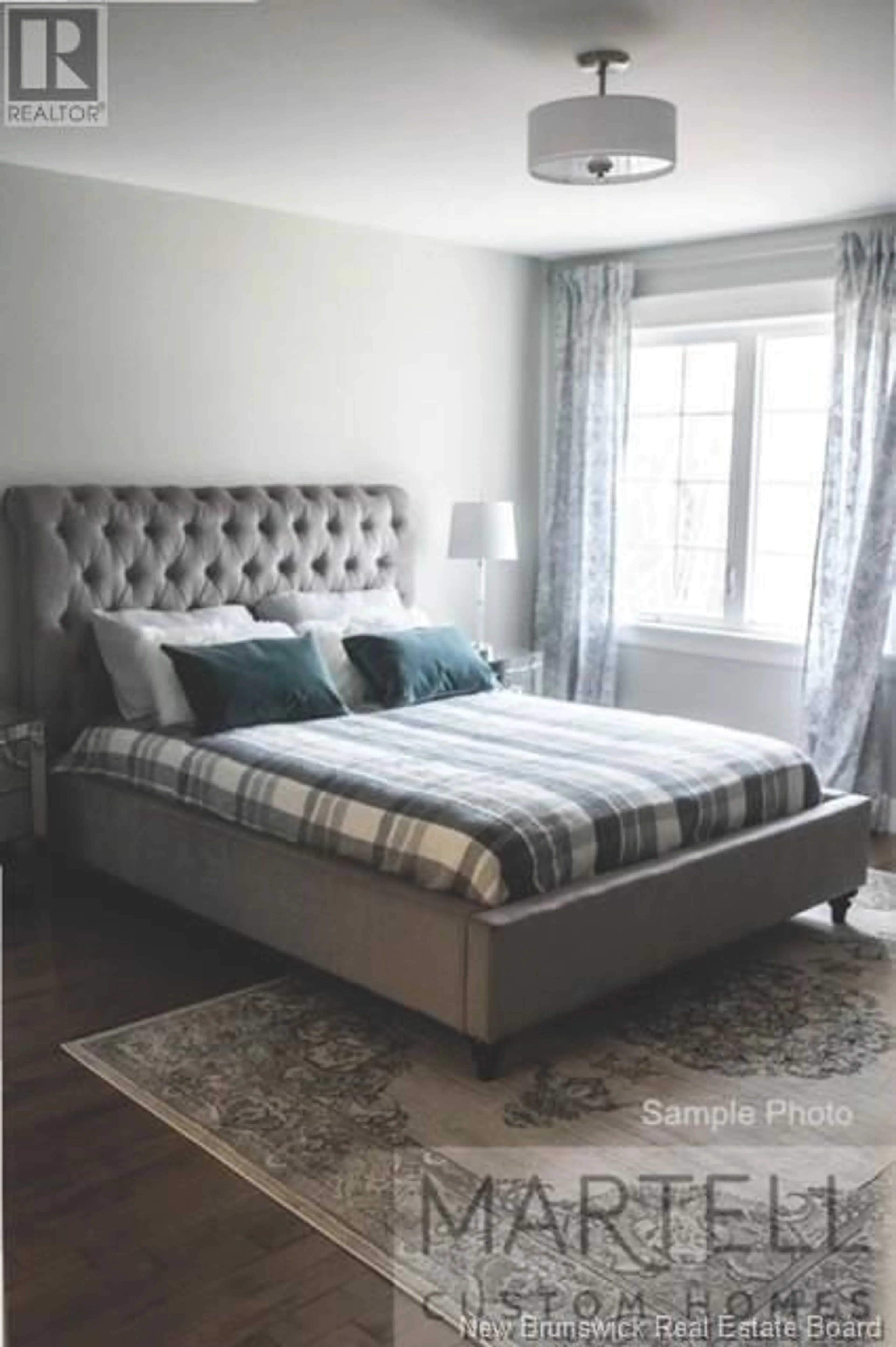 Bedroom with bed, carpet floor for 34 LEAVERY STREET, Fredericton New Brunswick E3G0H5
