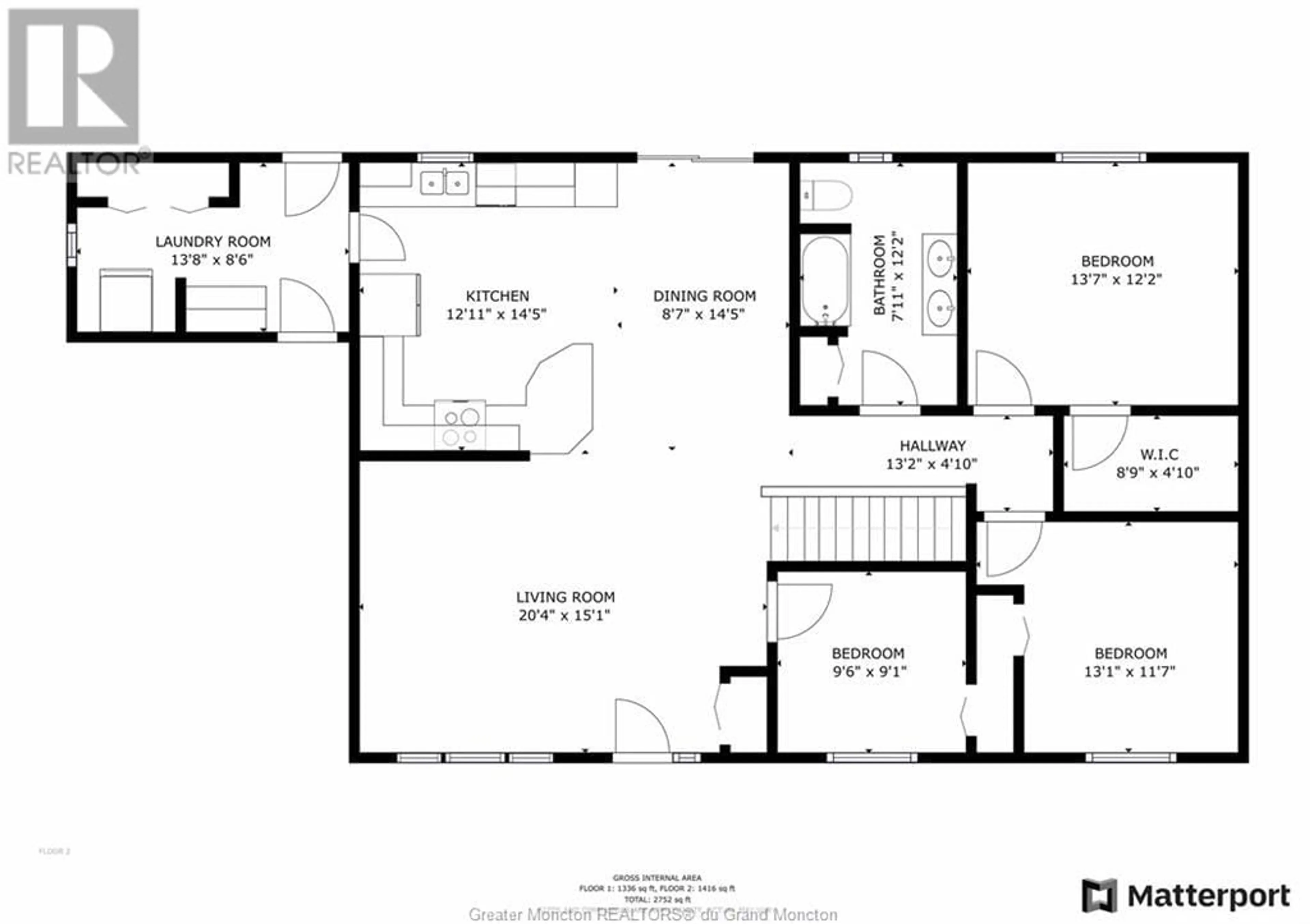 Floor plan for 12 Ogden Mill RD, Sackville New Brunswick E4L3H7