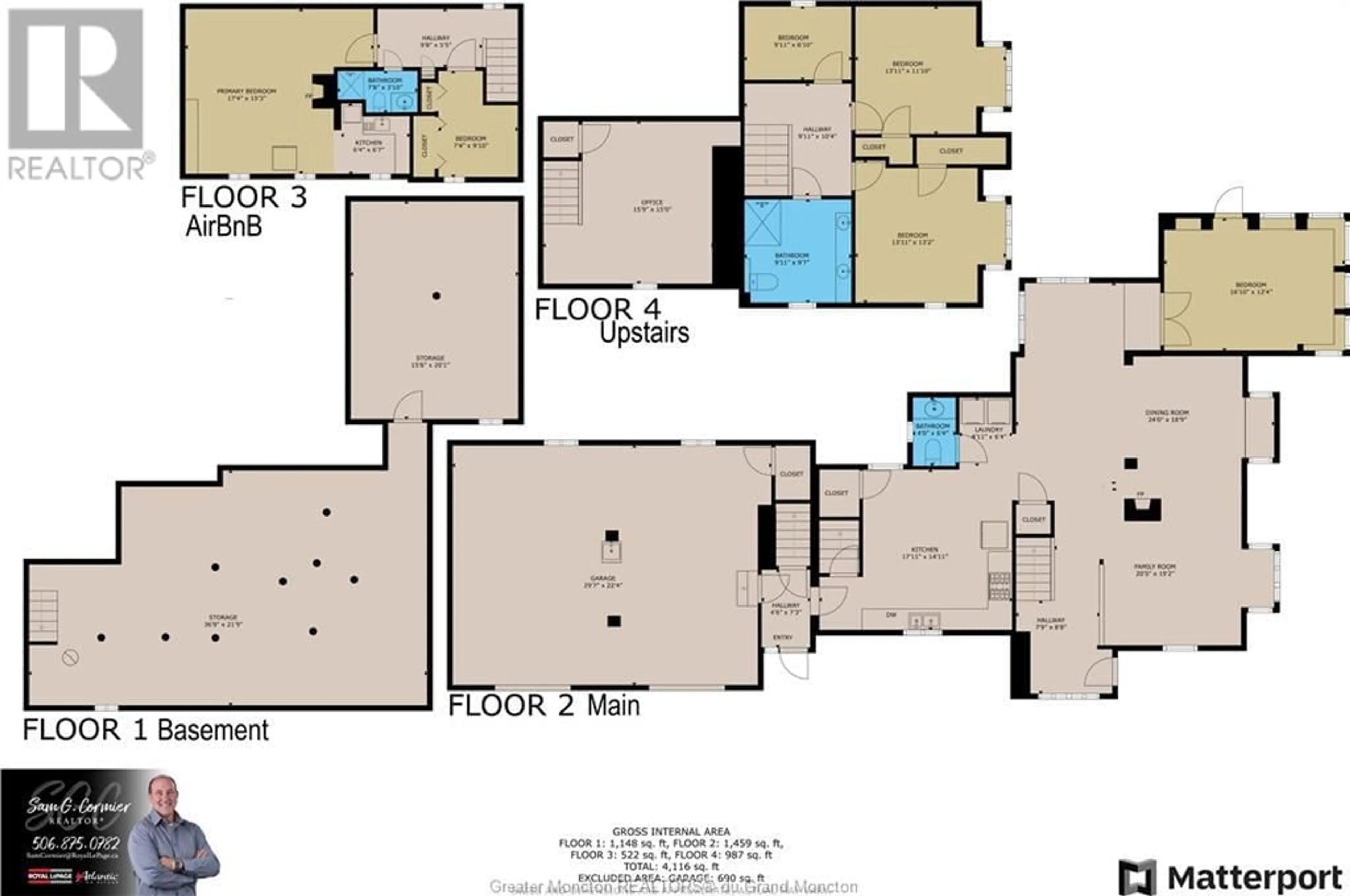 Floor plan for 1833 Route 960, Upper Cape New Brunswick E4M2T8