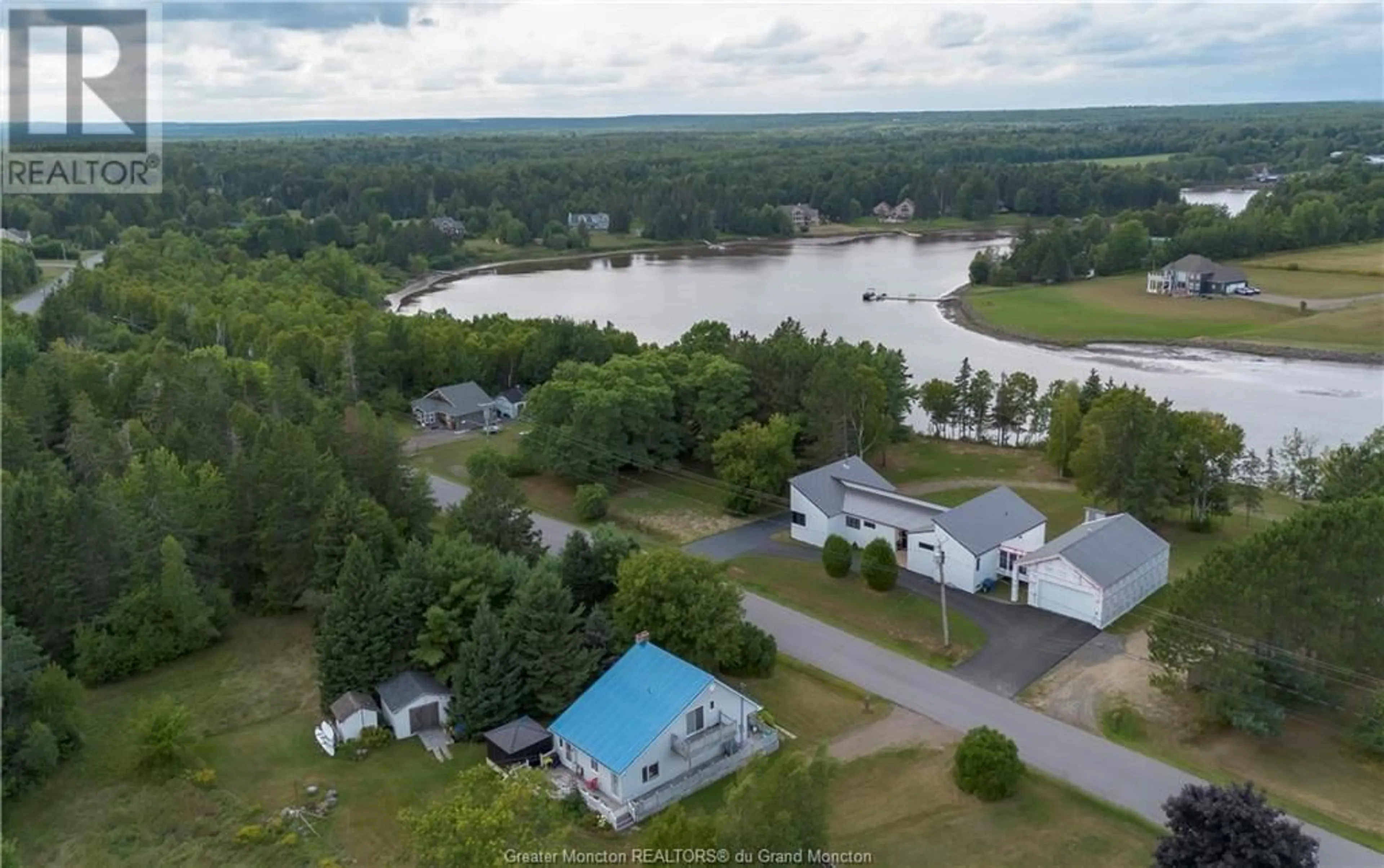 A pic from exterior of the house or condo, the view of lake or river for 88 S Shediac River Rd, Shediac Bridge New Brunswick E4R1H1