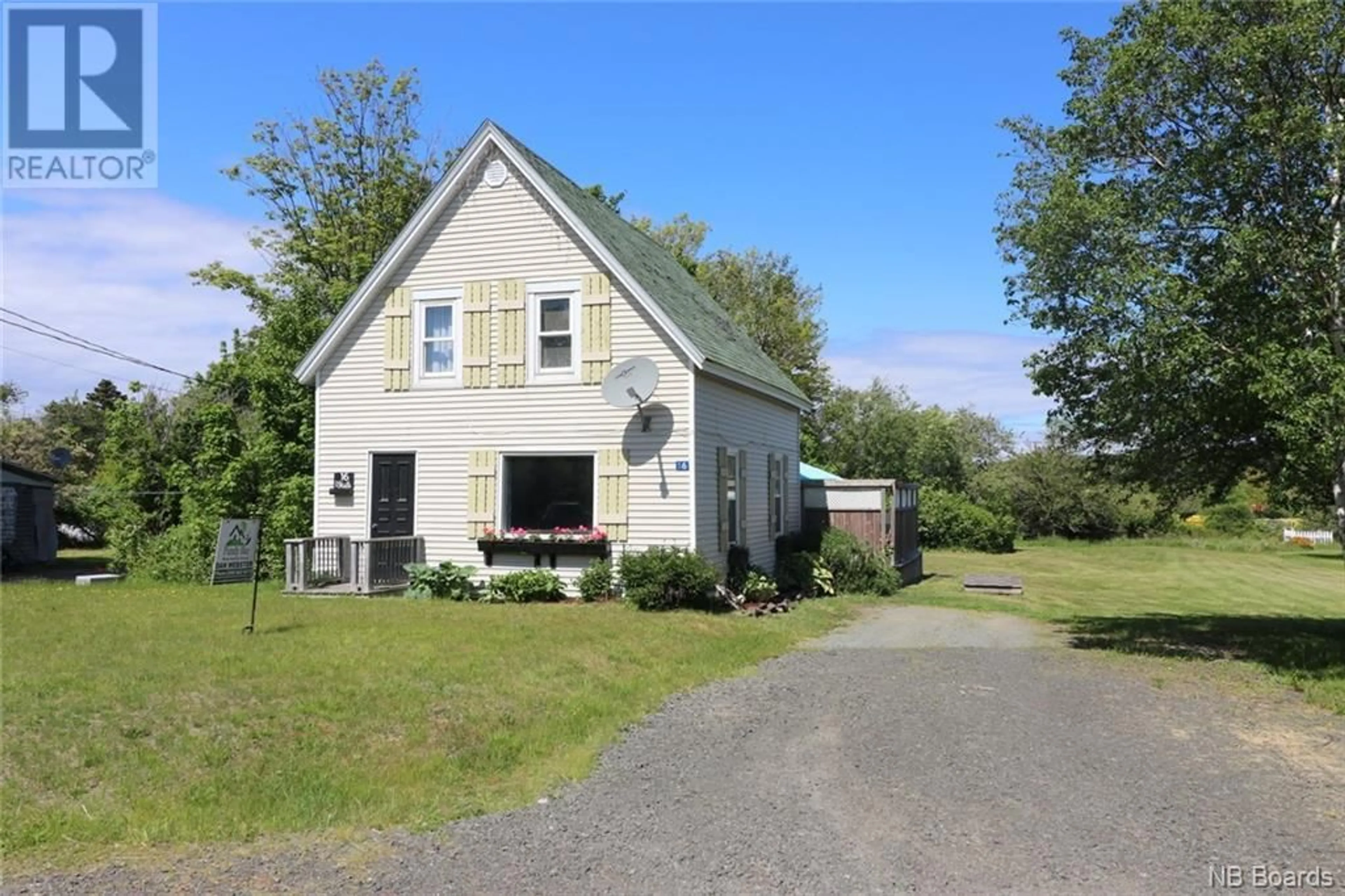 Frontside or backside of a home, cottage for 16 Whistle Road, Grand Manan New Brunswick E5G1B1