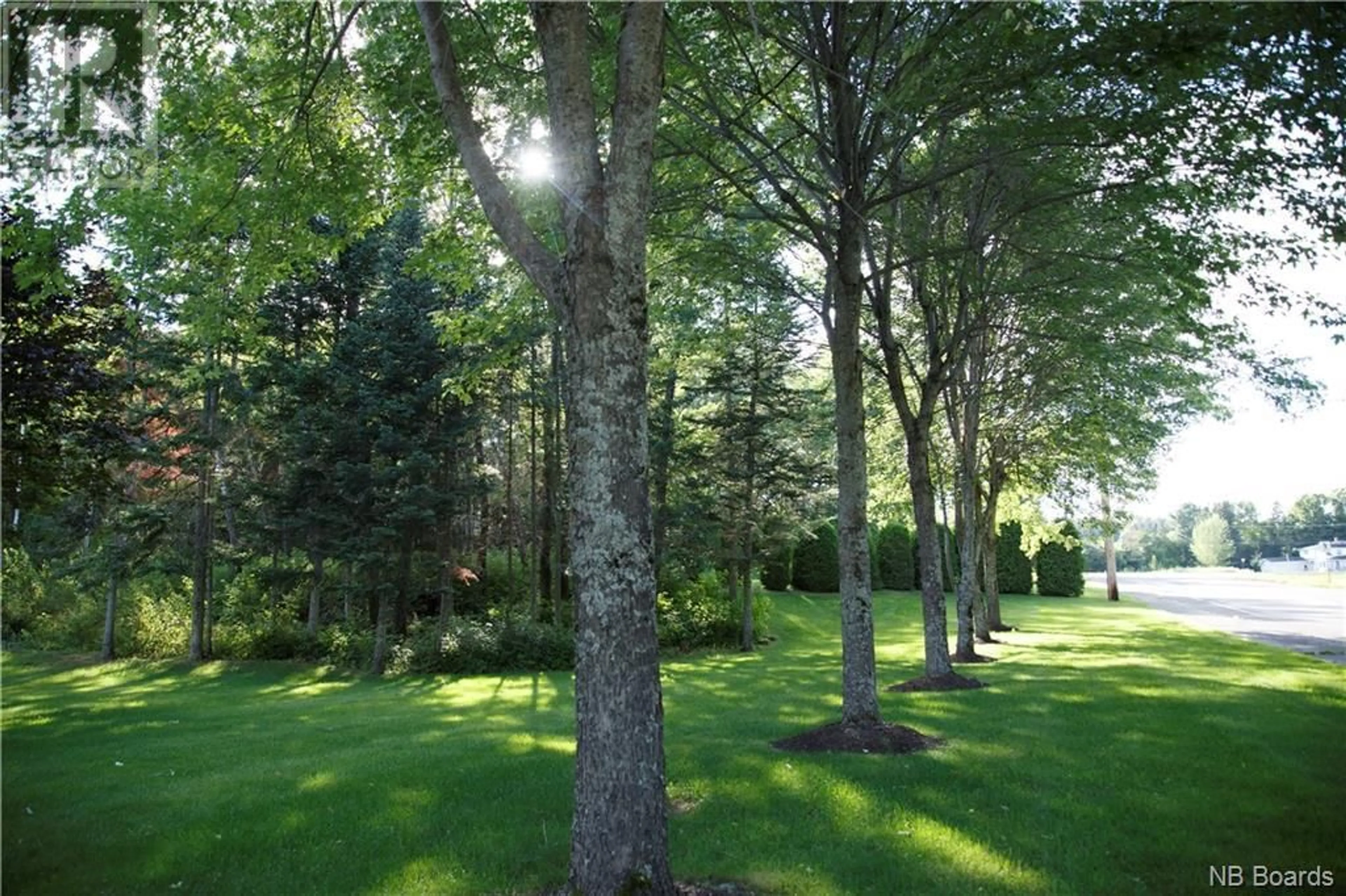 Frontside or backside of a home, the fenced backyard for 70 River Road, Grand-Sault/Grand Falls New Brunswick E3Z1R6