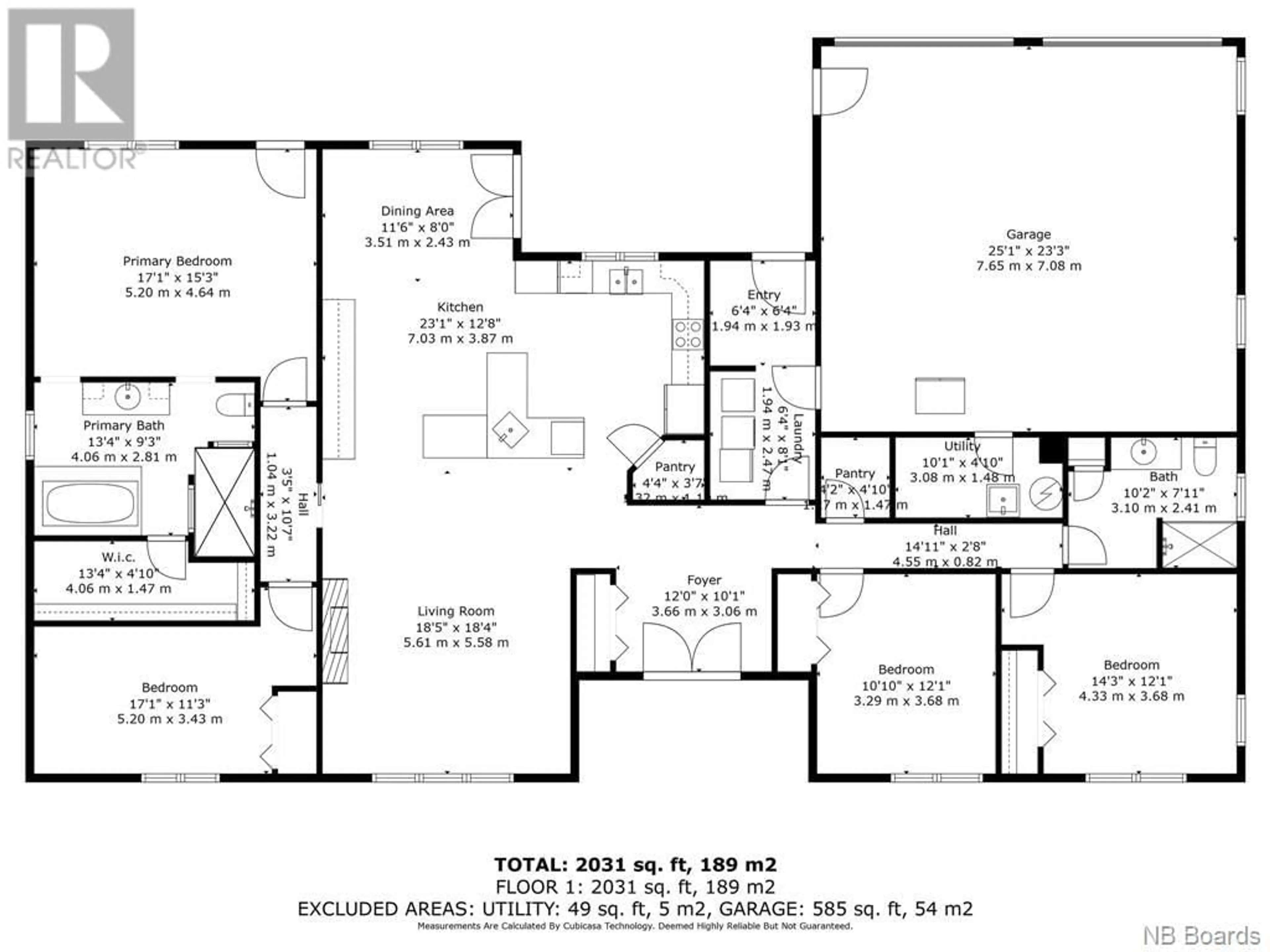 Floor plan for 2 Michael Street, Sussex Corner New Brunswick E4E5R8