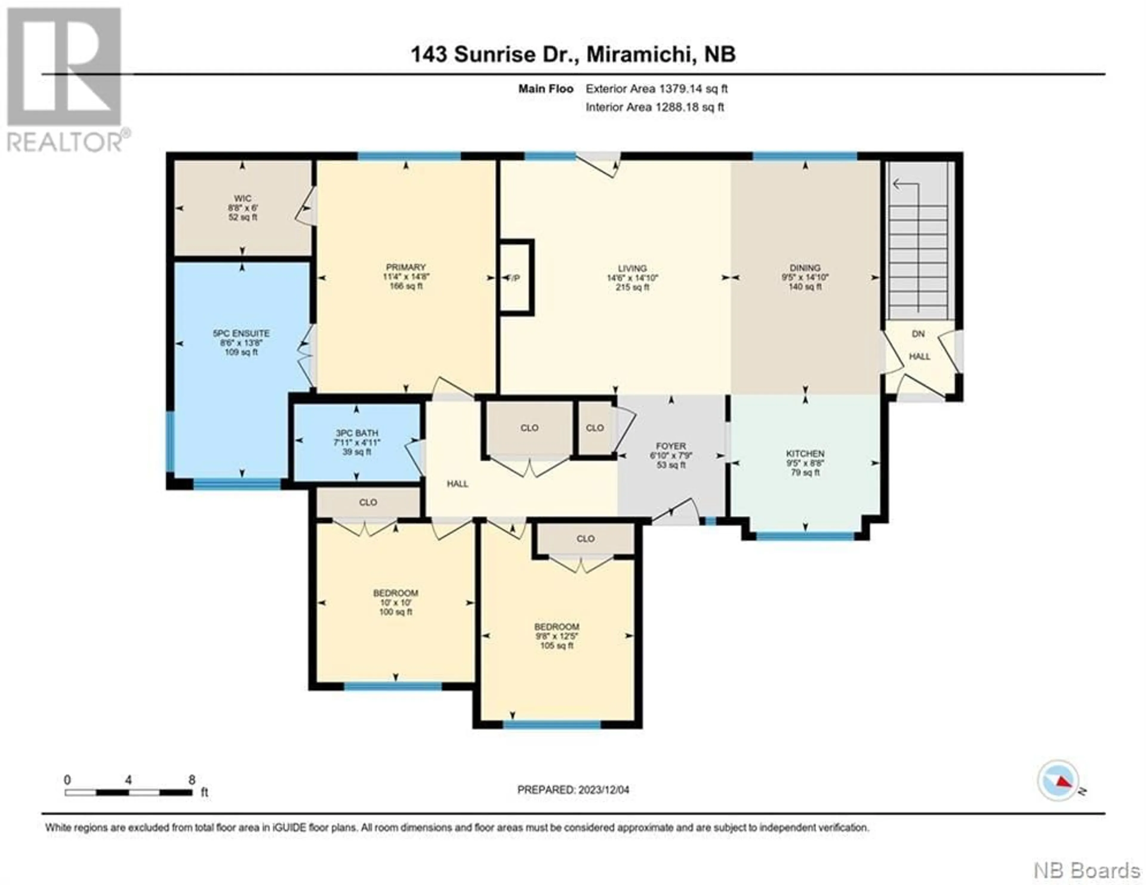 Floor plan for 143 Sunrise Drive, Miramichi New Brunswick E1V6Z8