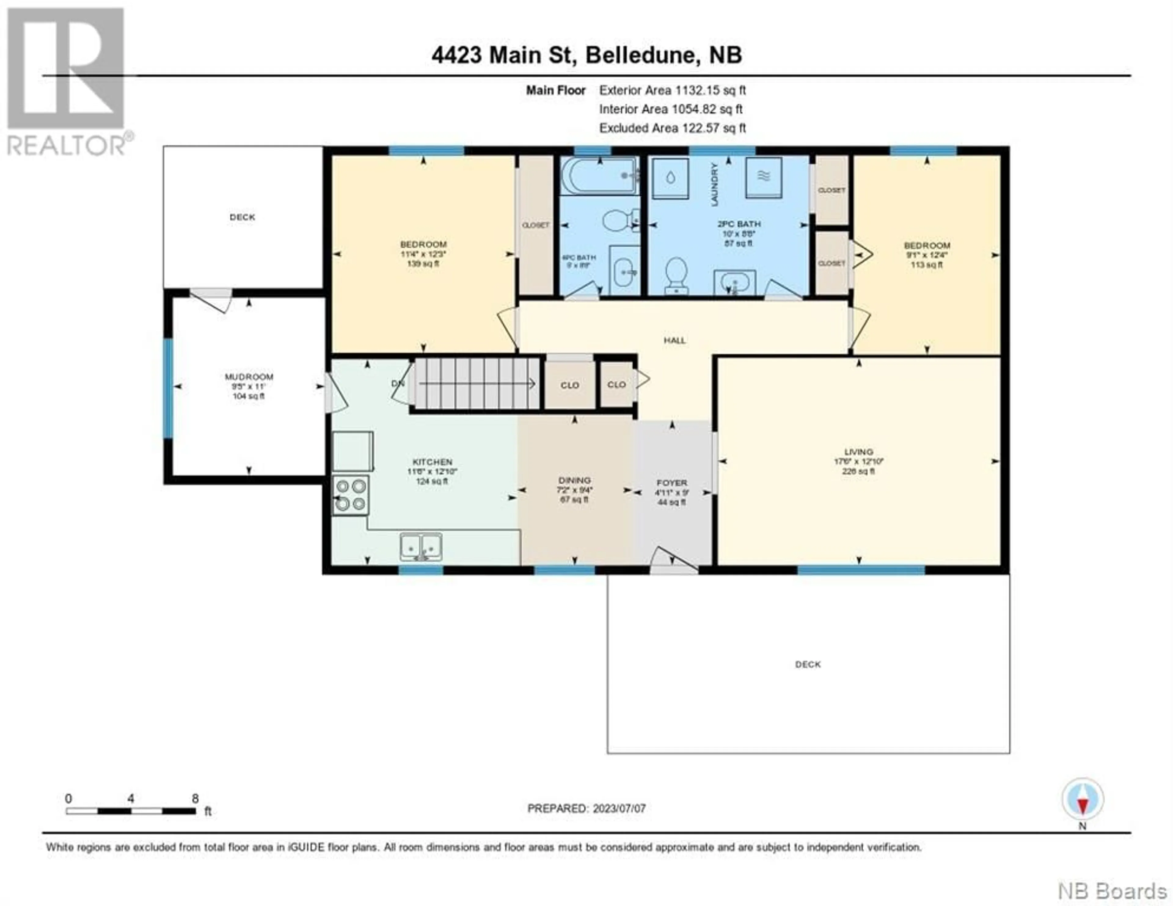 Floor plan for 4423 Main, Belledune New Brunswick E8G2L2