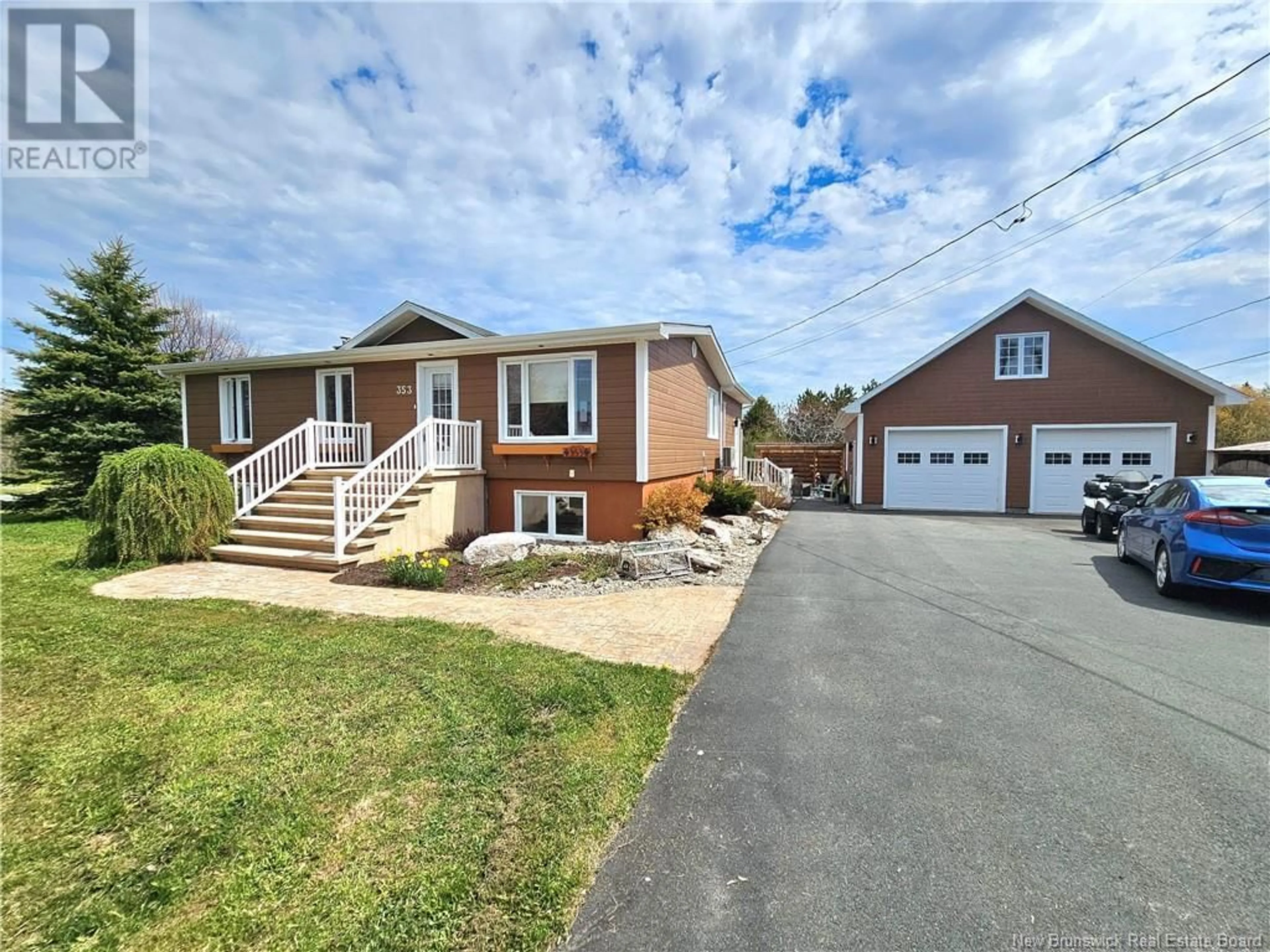 Frontside or backside of a home, the street view for 353 Eric, Pointe-Verte New Brunswick E8J2T3