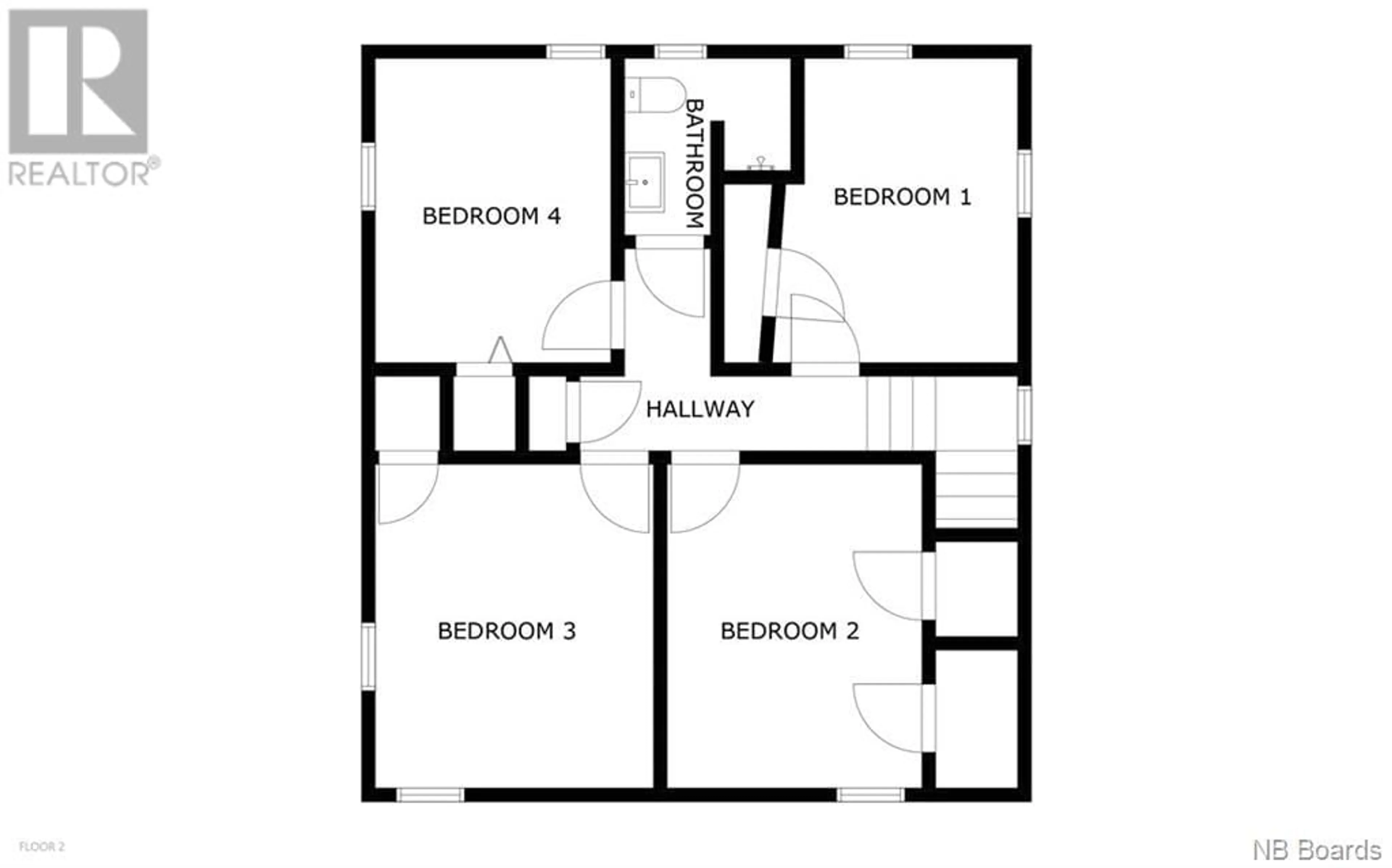 Floor plan for 29784 134 Highway, Dalhousie Junction New Brunswick E3N5Z7