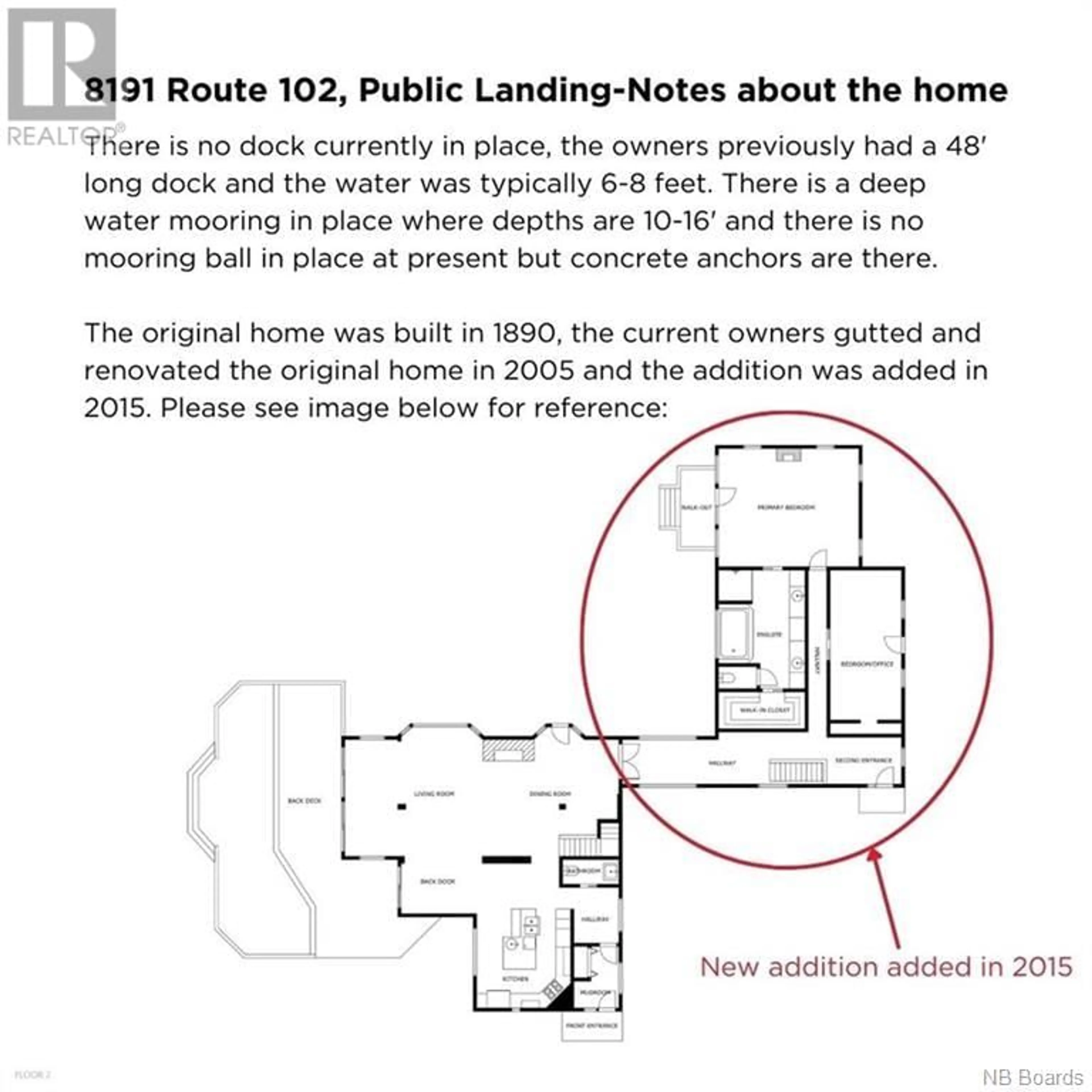 Floor plan for 8191 Route 102, Public Landing New Brunswick E5K4K9