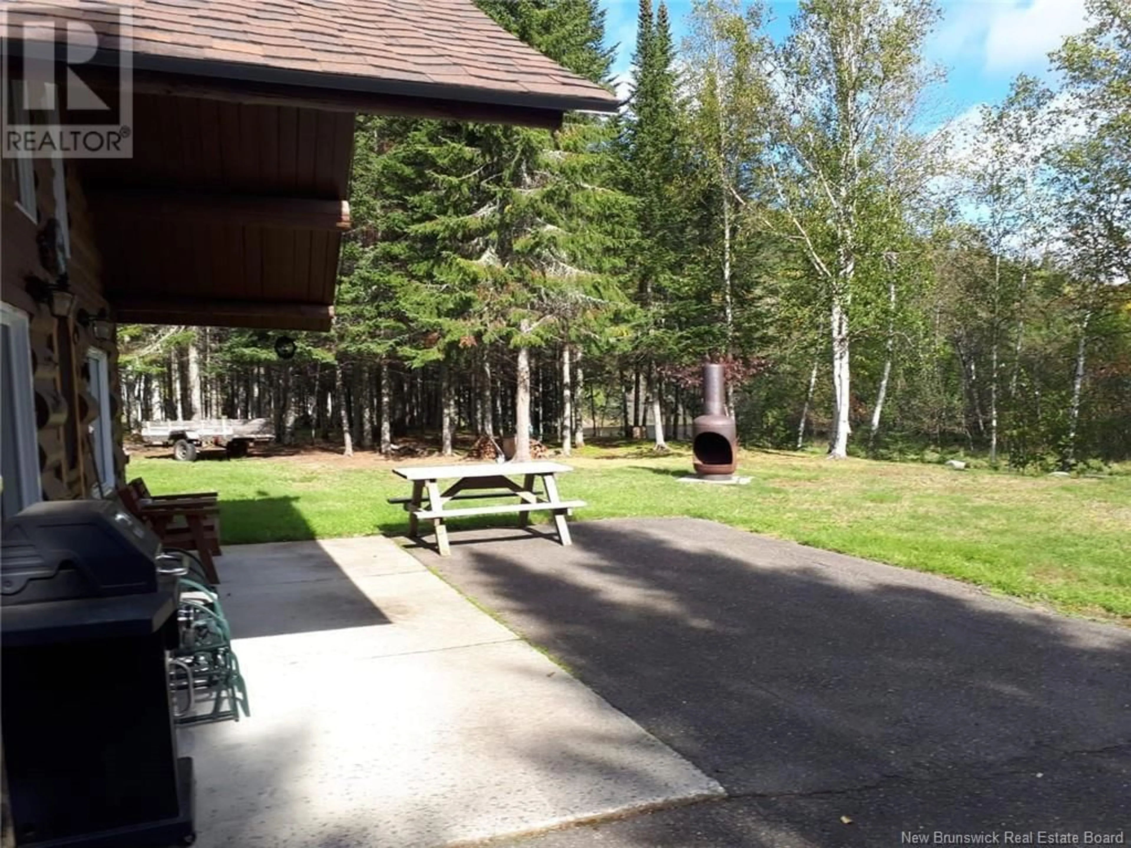 Patio for 236 Riley Brook North, Riley Brook New Brunswick E7G2N7