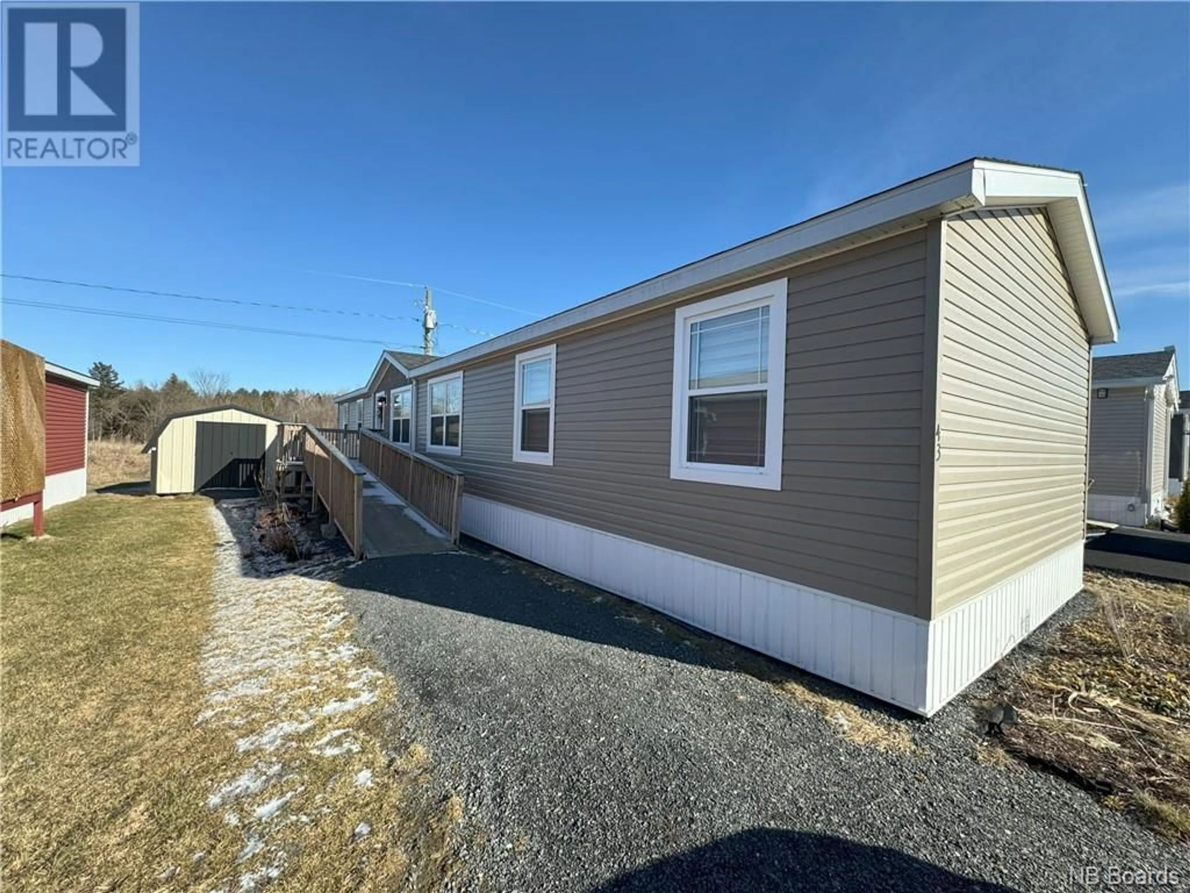 A pic from exterior of the house or condo for 43 Ivory Court, Woodstock New Brunswick E7M0G5