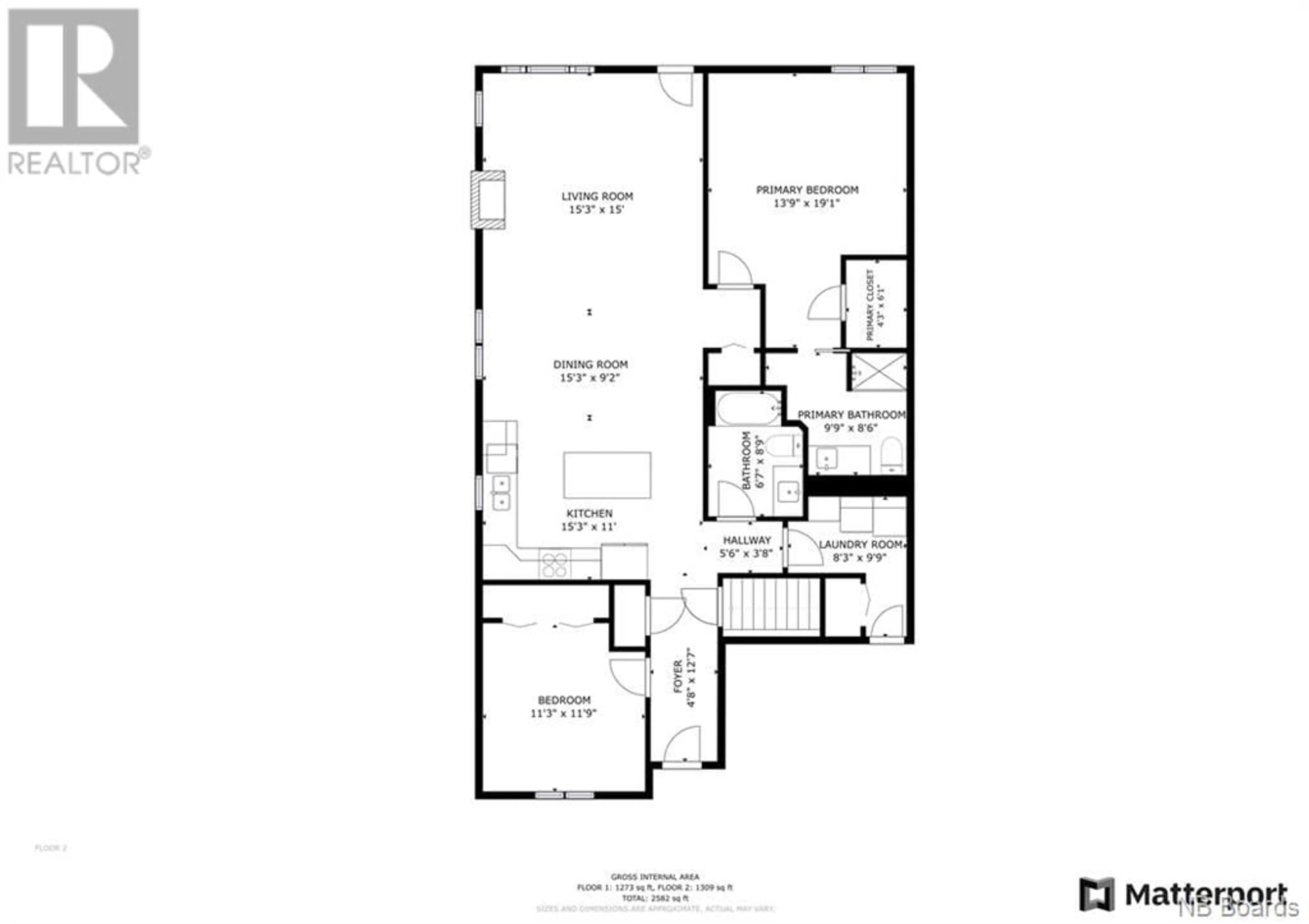 Floor plan for 275 Rainsford Lane, Fredericton New Brunswick E3B7T1