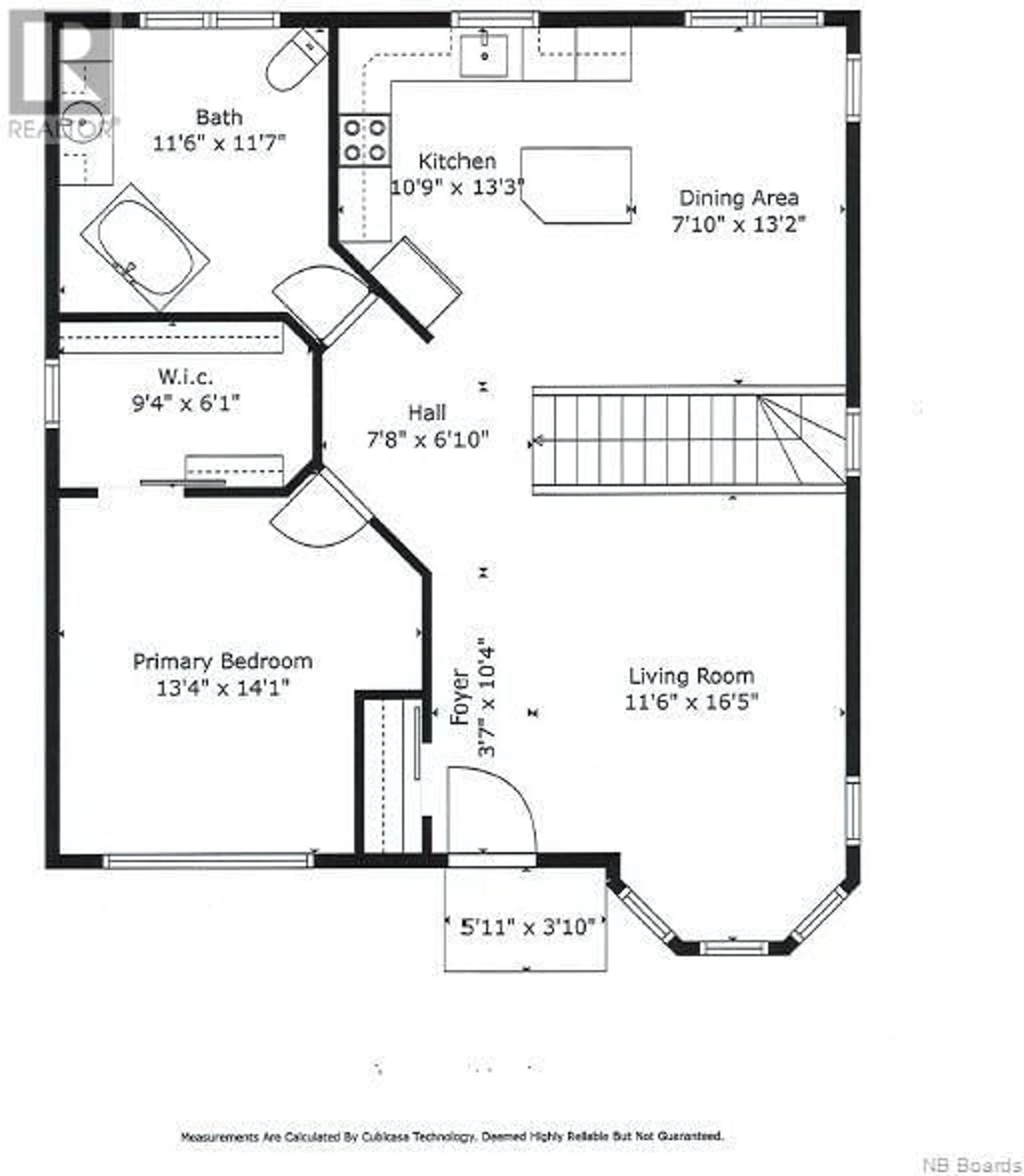 Floor plan for 107 Lansdowne Street, Campbellton New Brunswick E3N2M6
