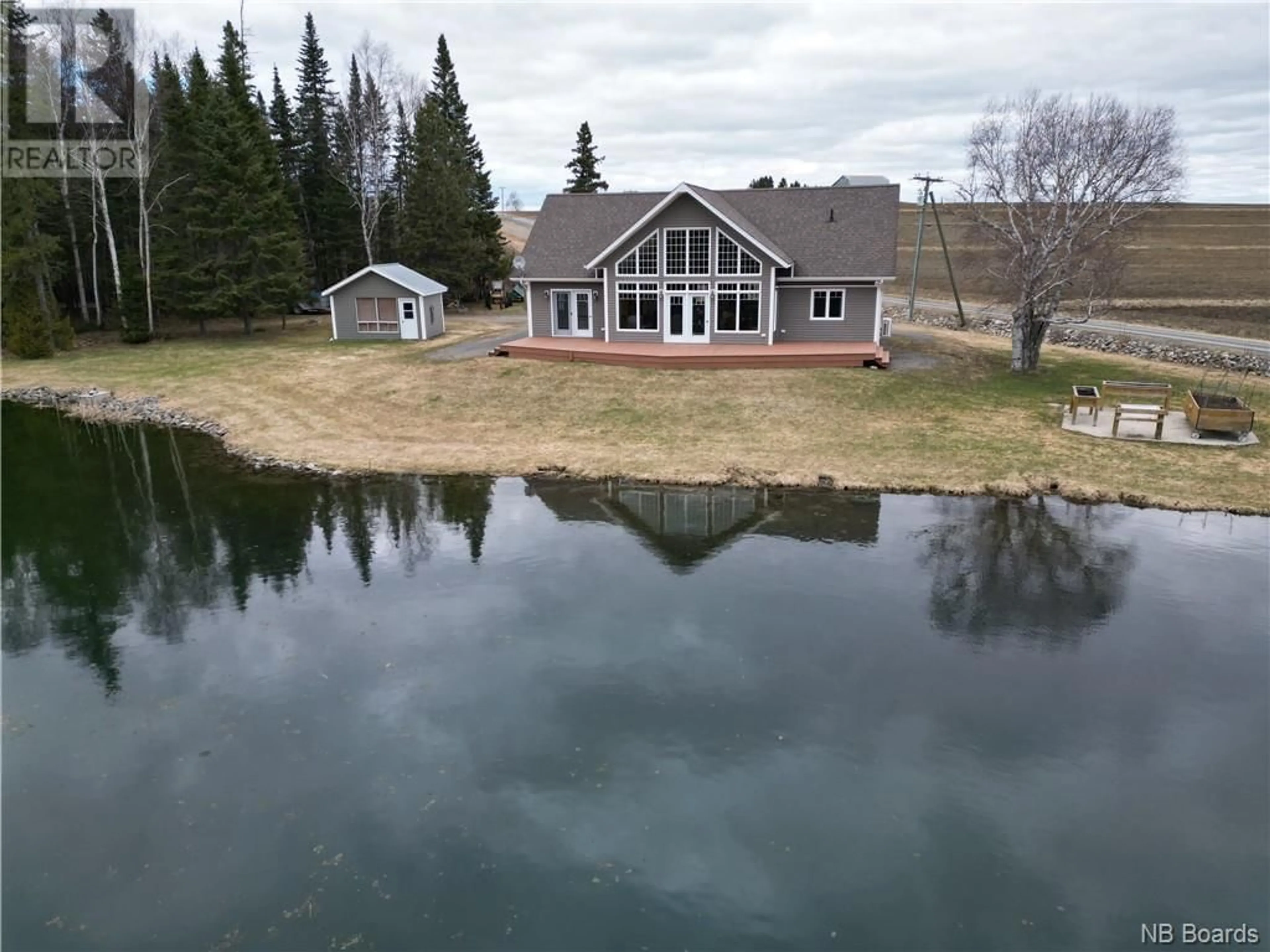 A pic from exterior of the house or condo, the view of lake or river for 661 Ch De L'Eglise, Saint-André New Brunswick E3Y2W7