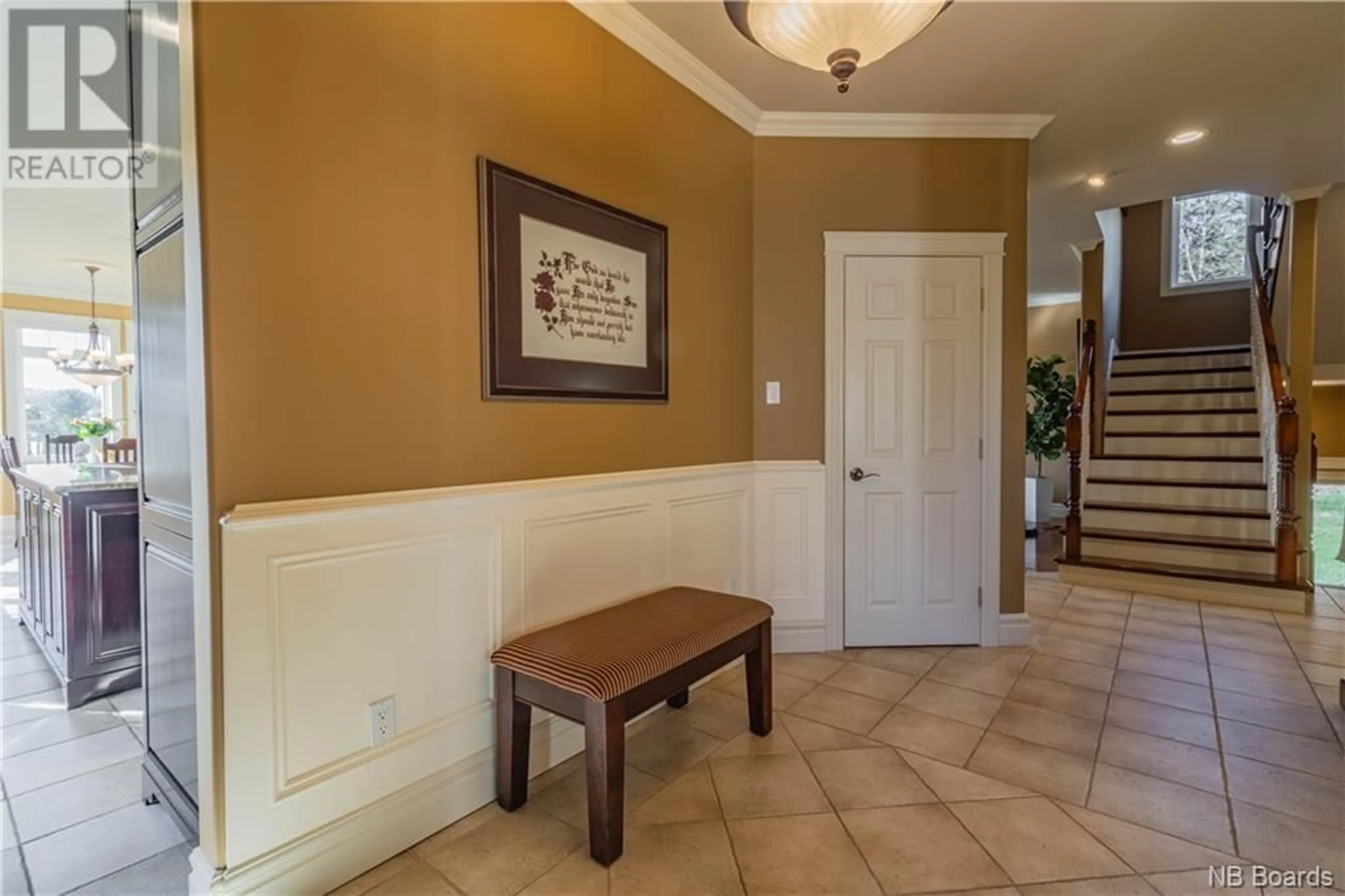 Indoor foyer, wood floors for 486 Wards Creek Road, Wards Creek New Brunswick E4E4T4