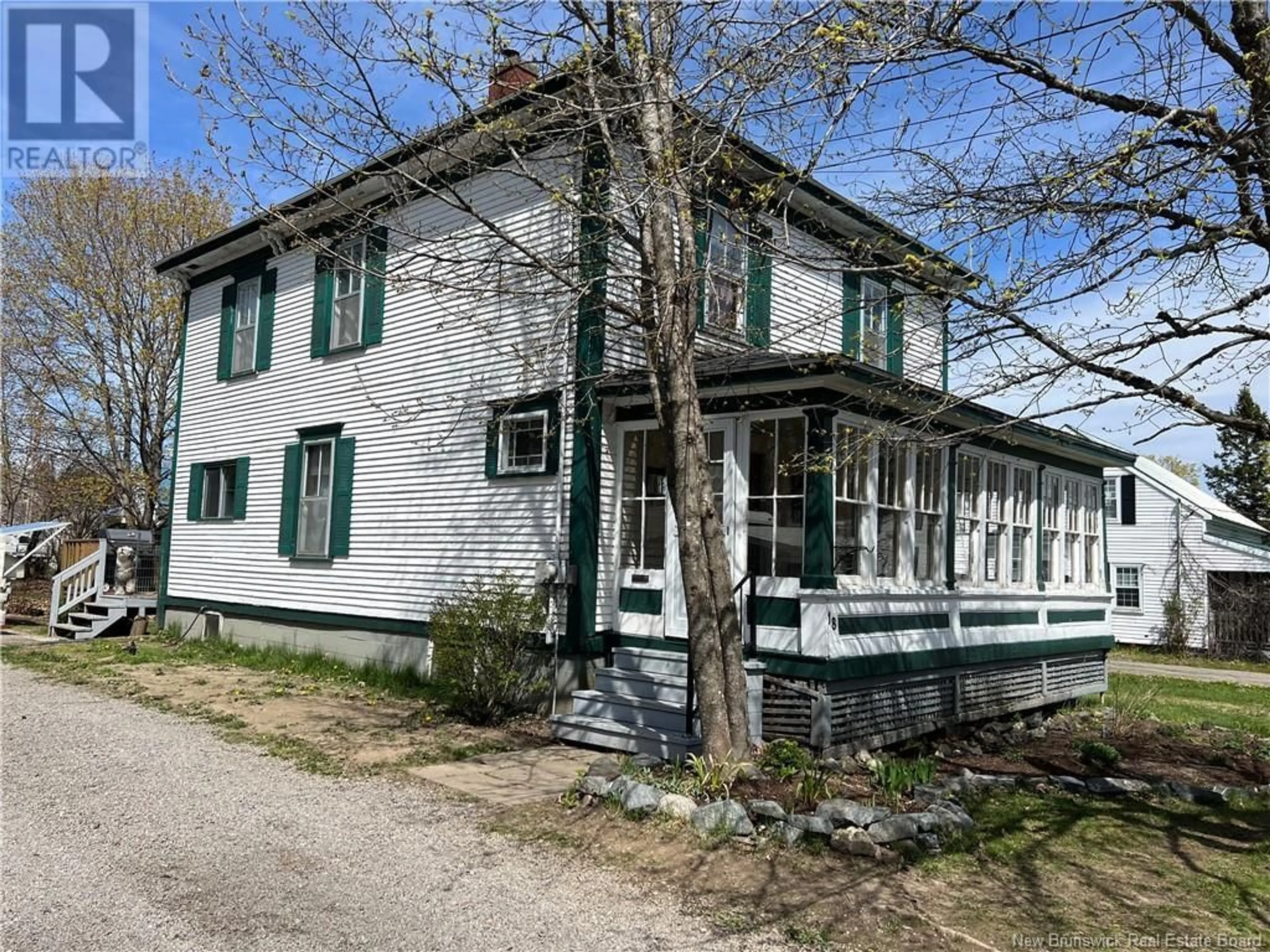 Frontside or backside of a home, cottage for 18 Rose Street, St. Stephen New Brunswick E3L2P7