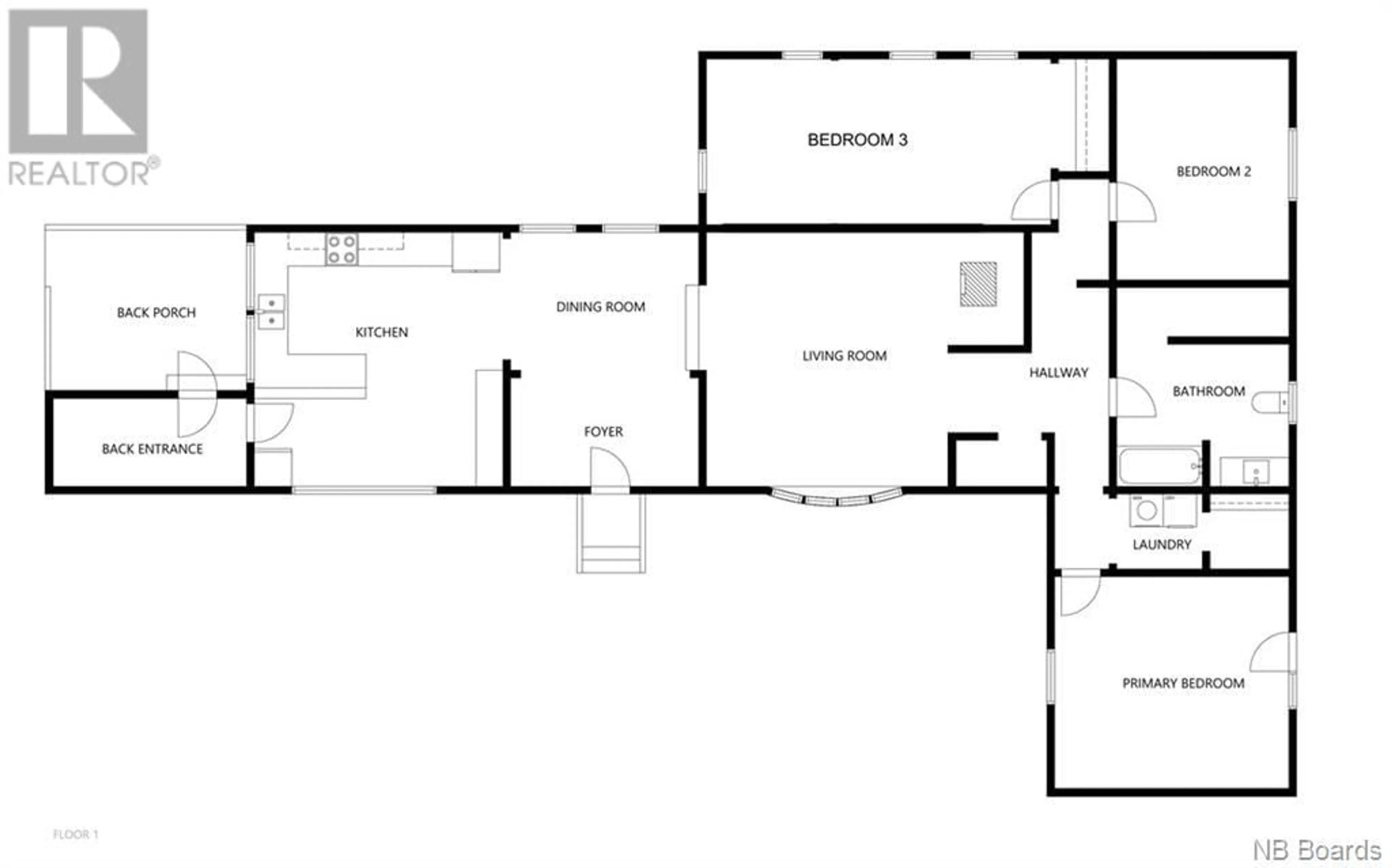 Floor plan for 386 Brittain Road, Nerepis New Brunswick E5K3N6