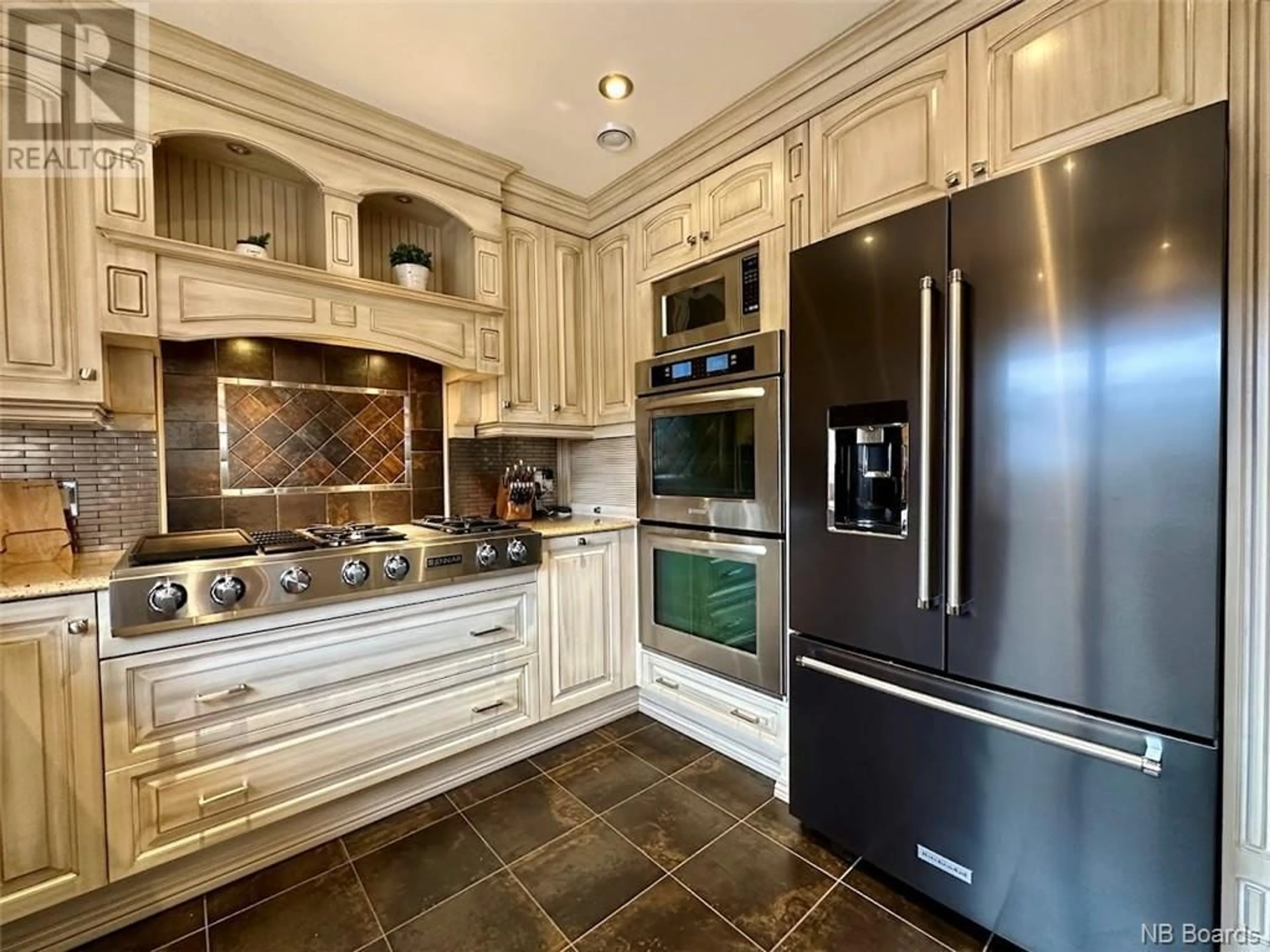 Contemporary kitchen, ceramic floors, cottage for 15 Paquin Street, Saint-Jacques New Brunswick E7B1V5