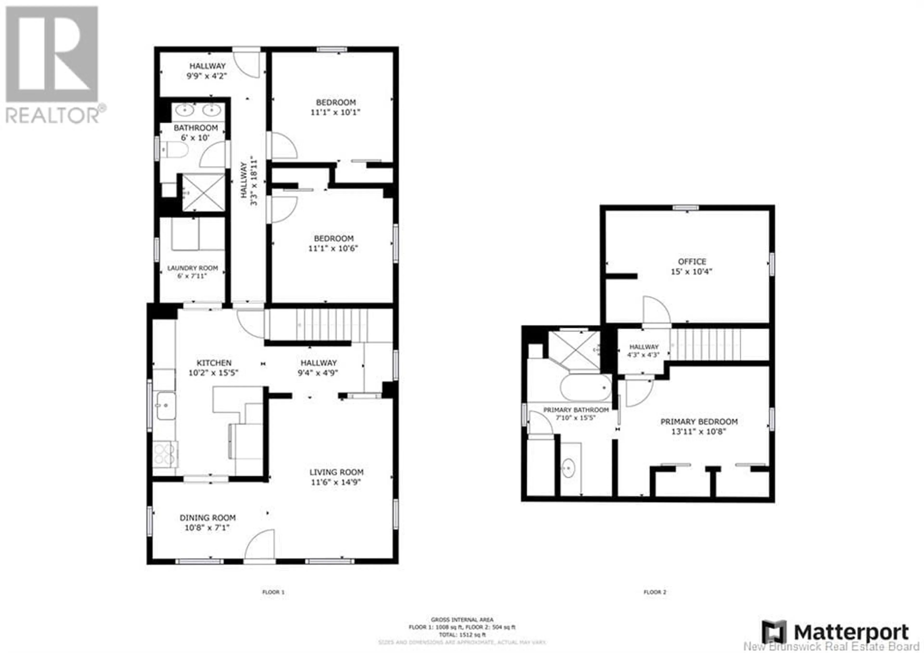 Floor plan for 353 Gibson Street, Fredericton New Brunswick E3A4E7