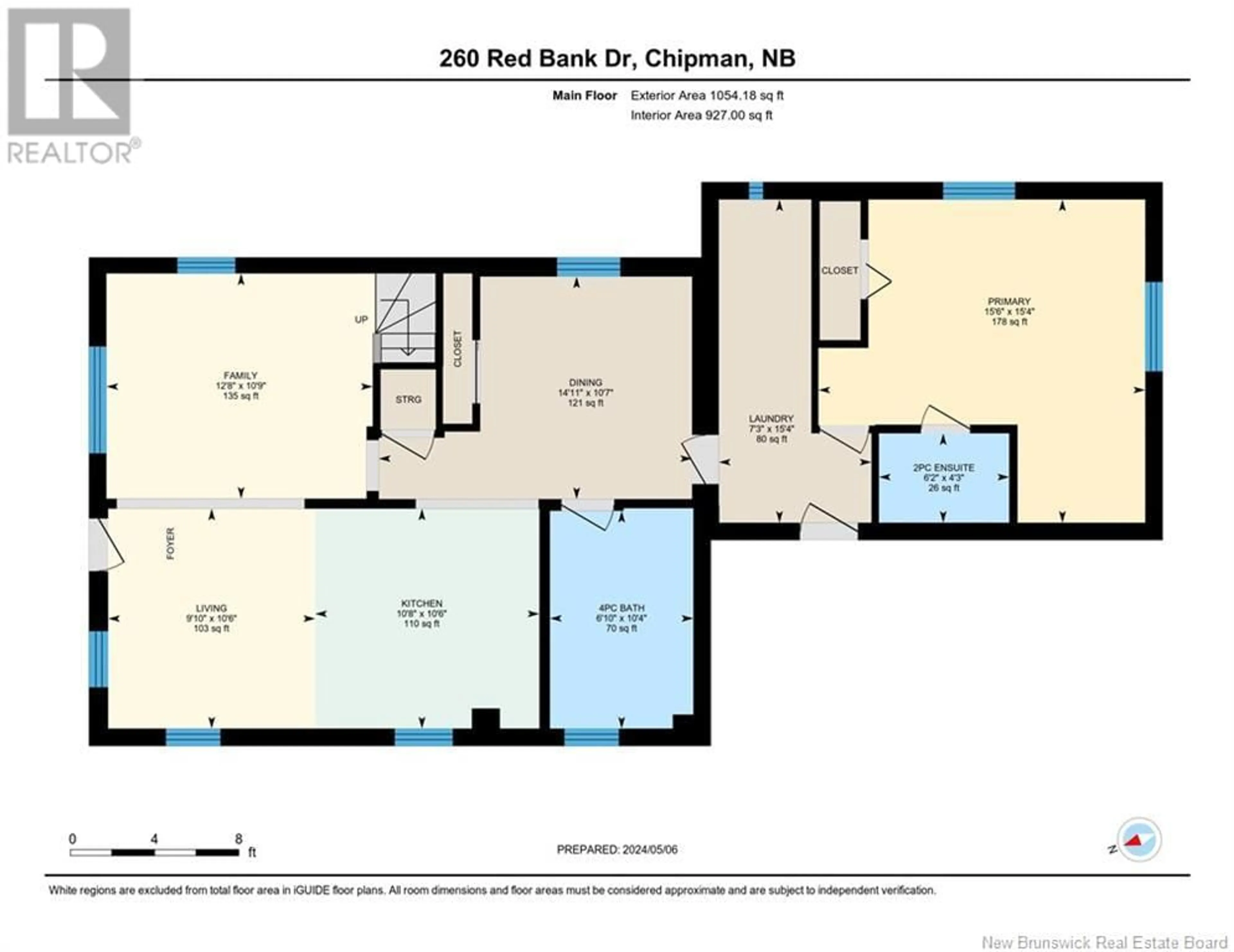 Floor plan for 260 Red Bank Road, Chipman New Brunswick E4A2A4