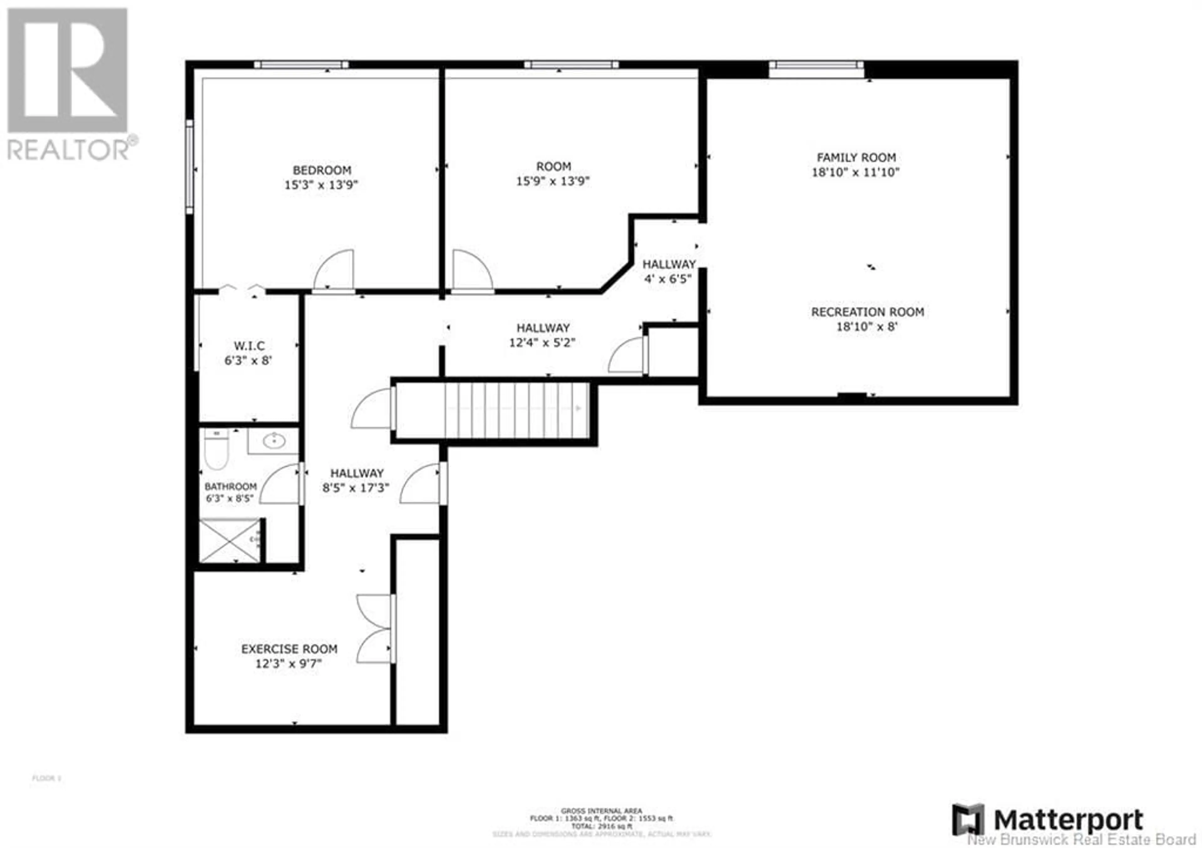 Floor plan for 143 Morning Gate Drive, Fredericton New Brunswick E3B0L4