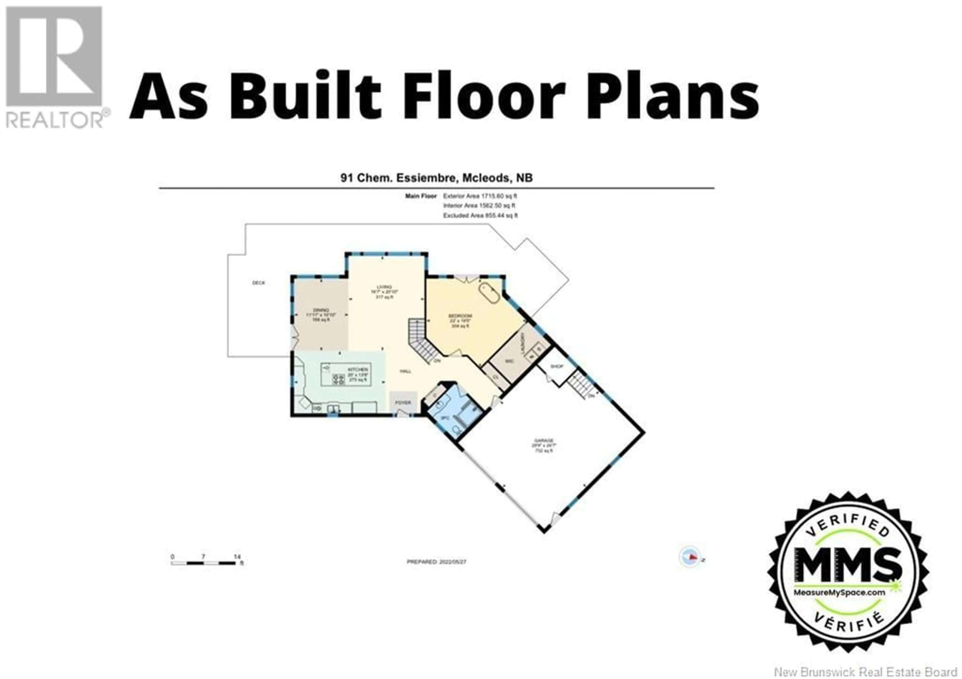 Floor plan for 91 Essiembre, Mcleods New Brunswick E3N5T8