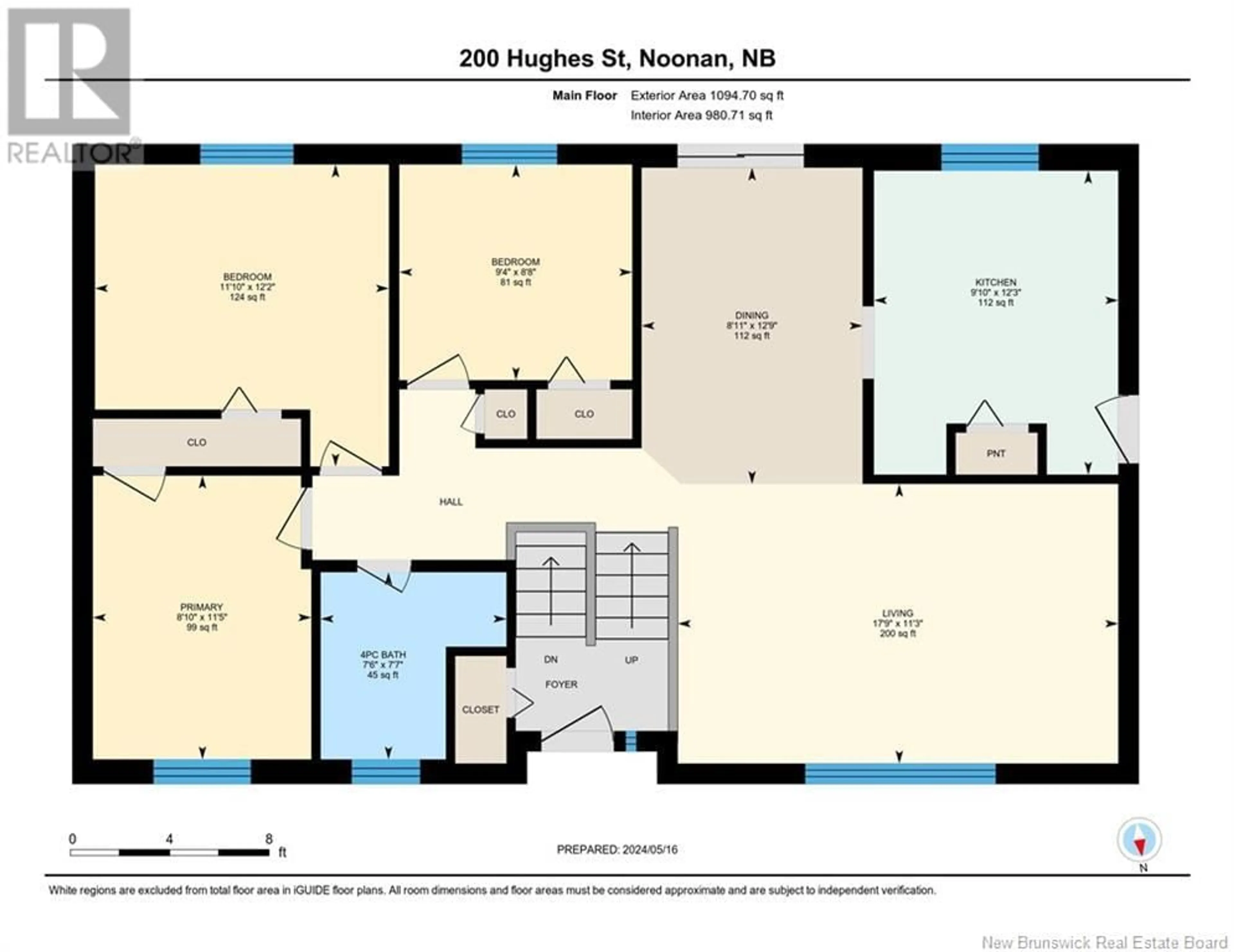 Floor plan for 200 Hughes Street, Noonan New Brunswick E3A7B8