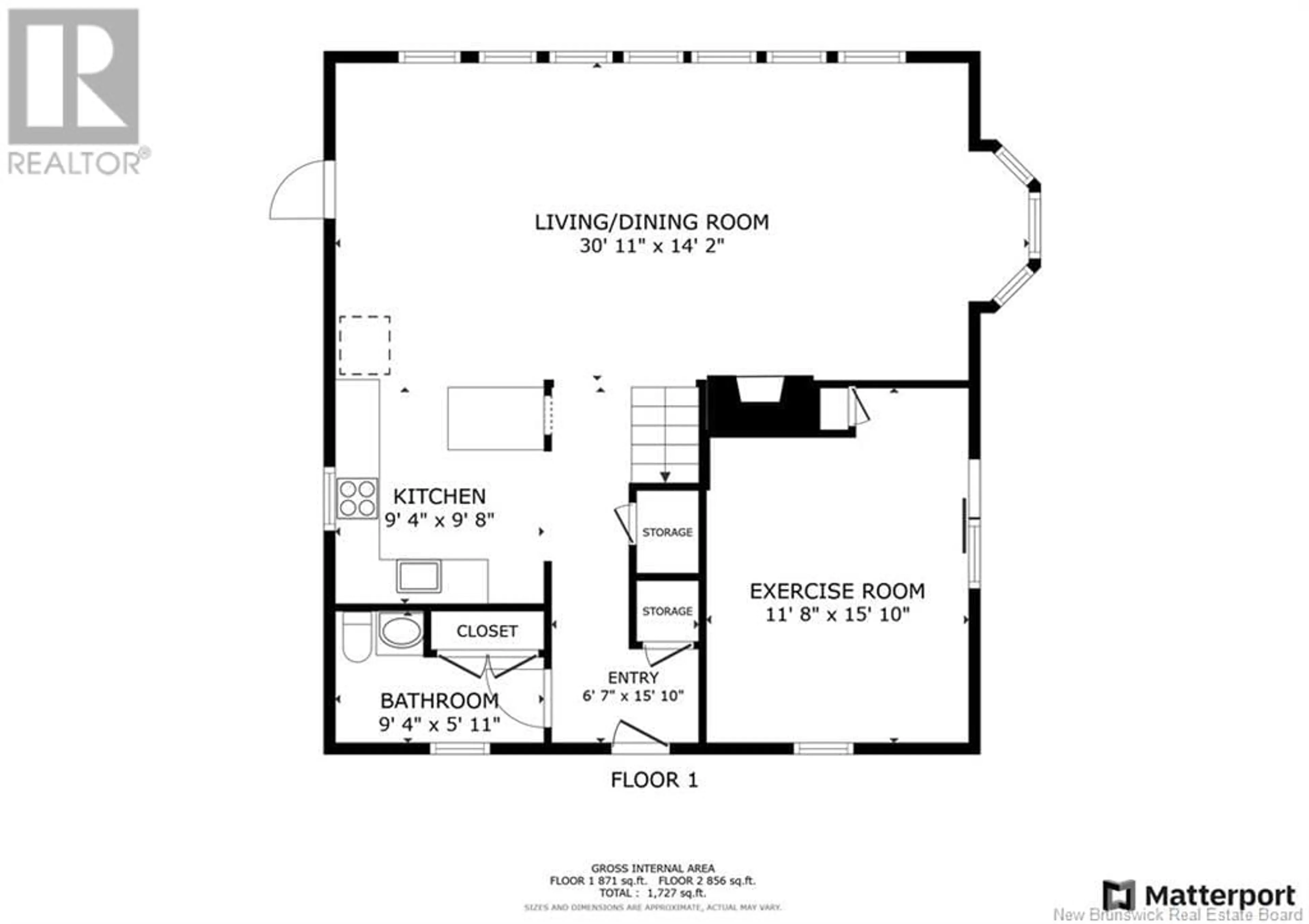 Floor plan for 212 Route 615, Scotch Settlement New Brunswick E6L1M4