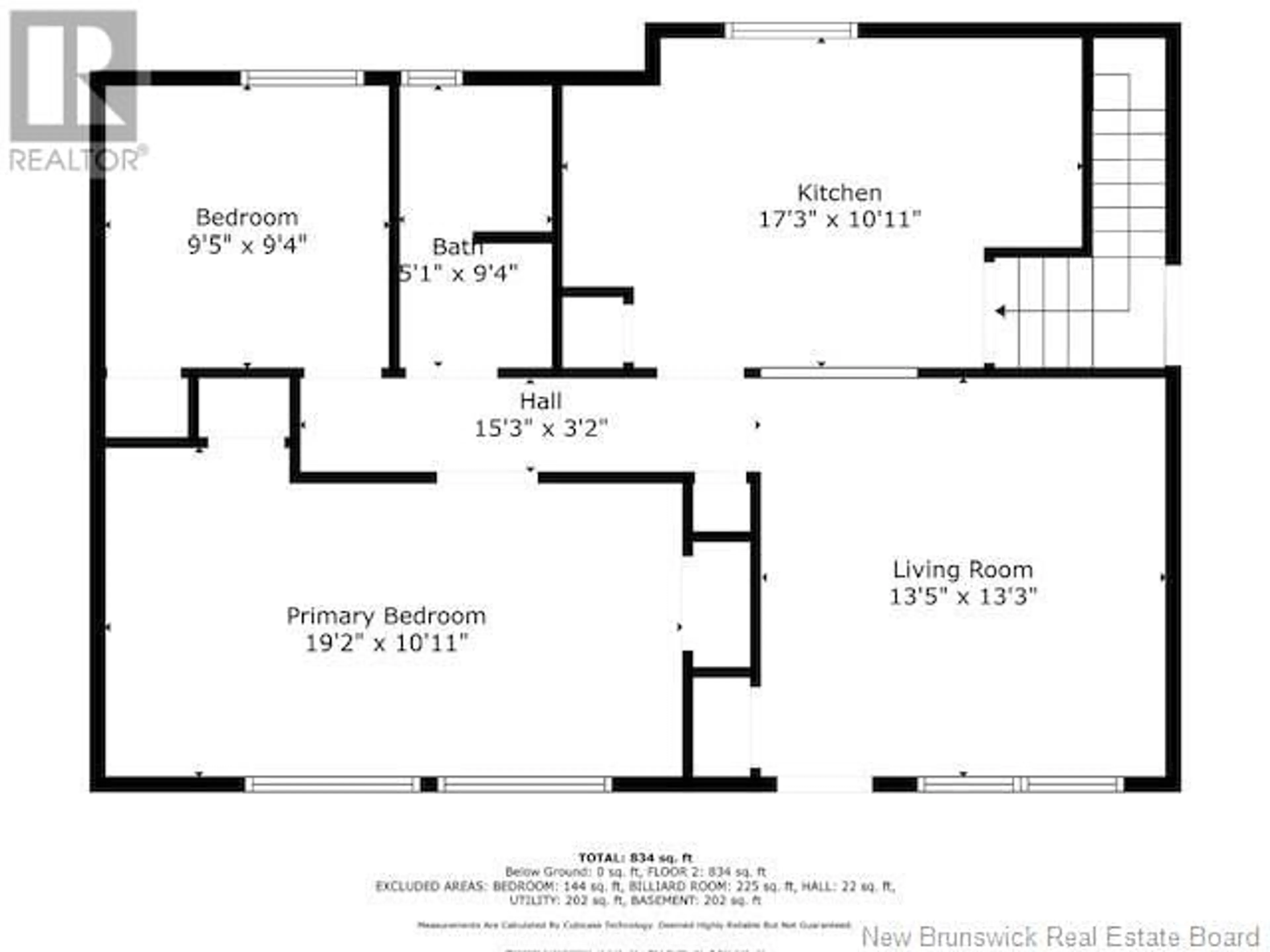 Floor plan for 240 Charles, Dalhousie New Brunswick E8C1L2