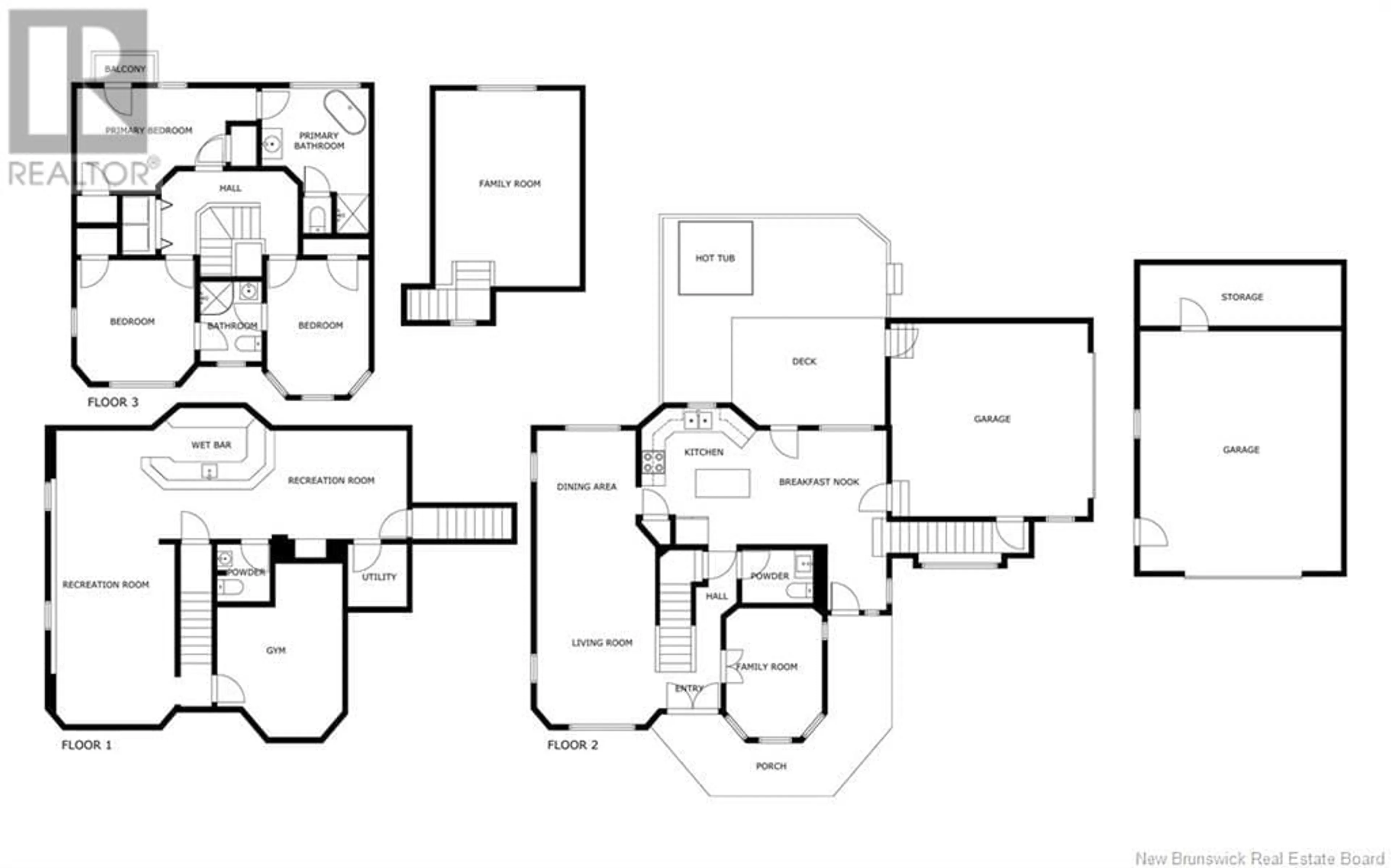 Floor plan for 2 Cobblestone Drive, Quispamsis New Brunswick E2E1V9