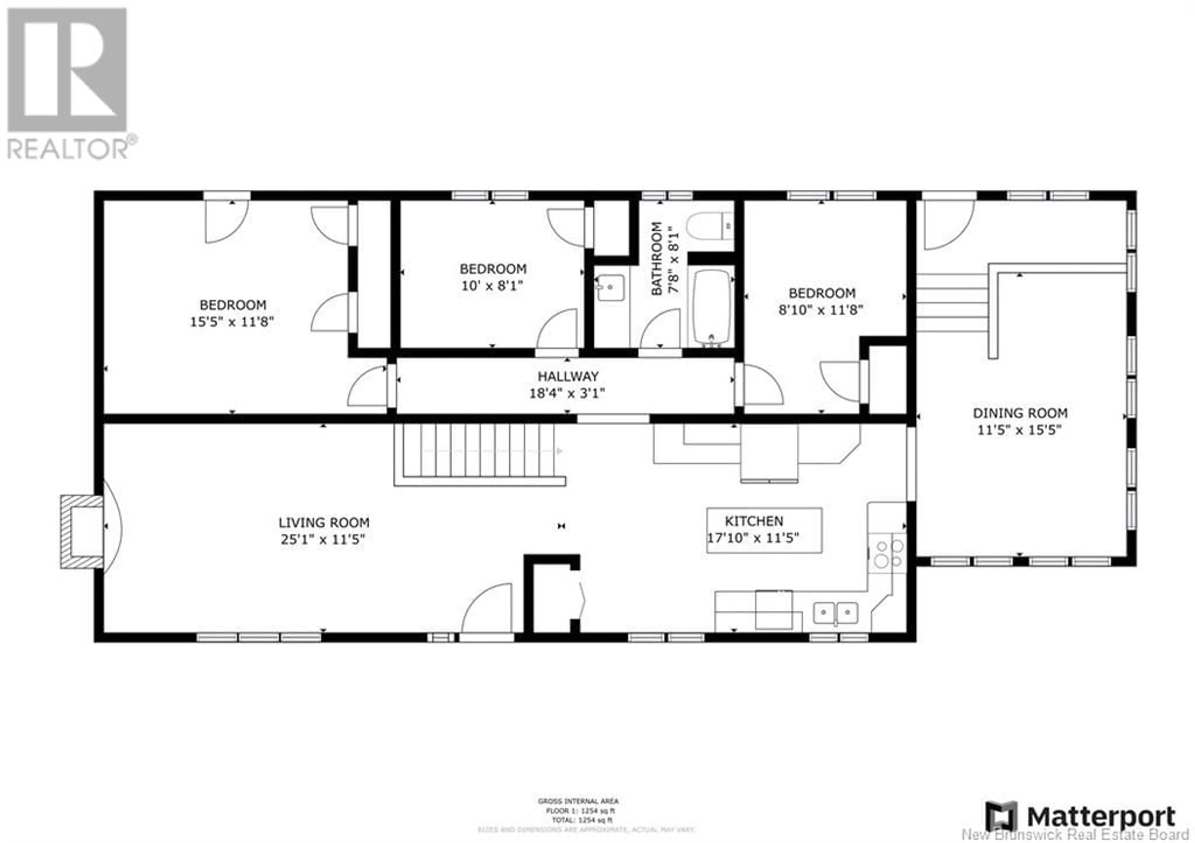 Floor plan for 16 Christopher Crescent, Upper Kingsclear New Brunswick E3E1T4