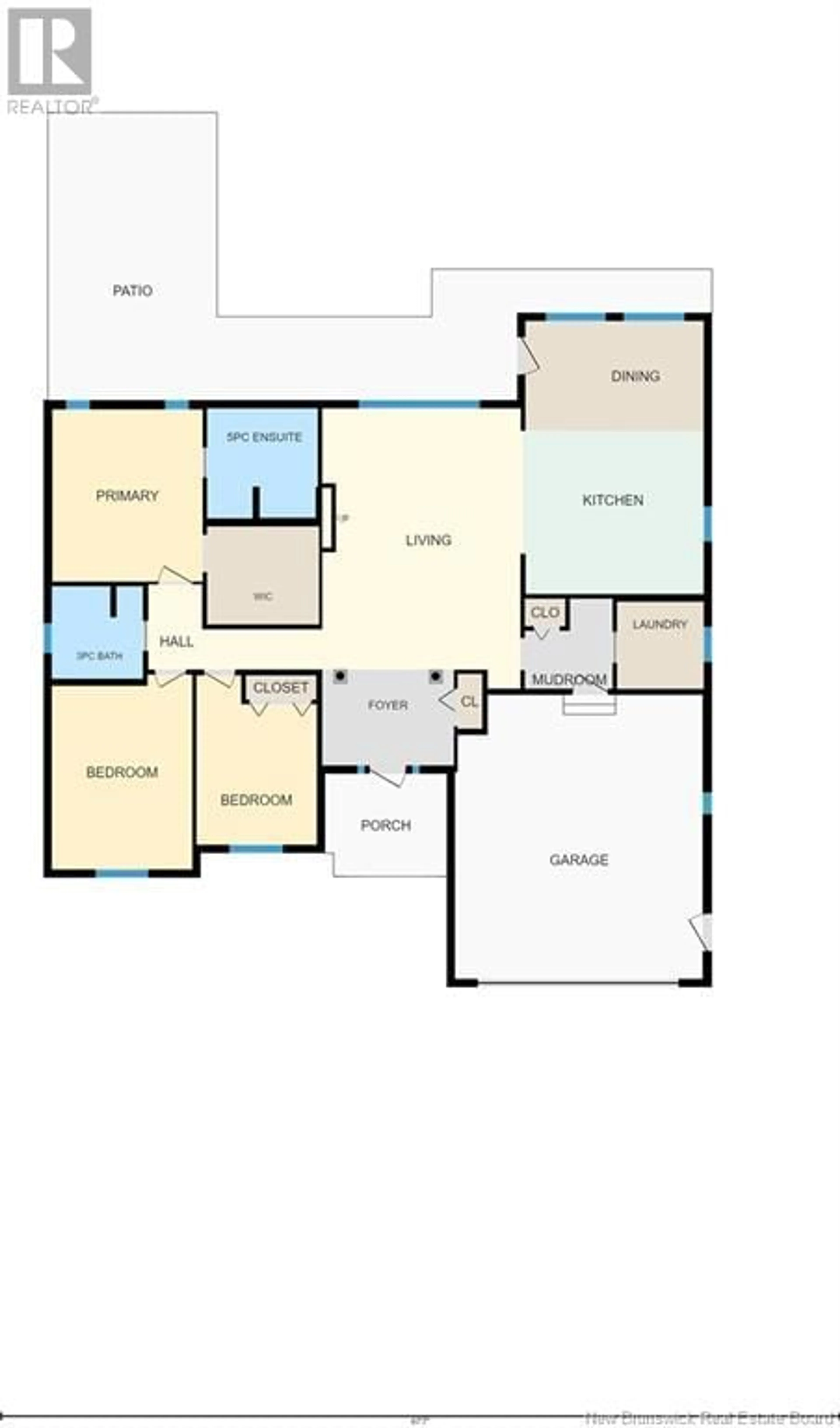 Floor plan for 1575 Bernon, Bathurst New Brunswick E2A0B3