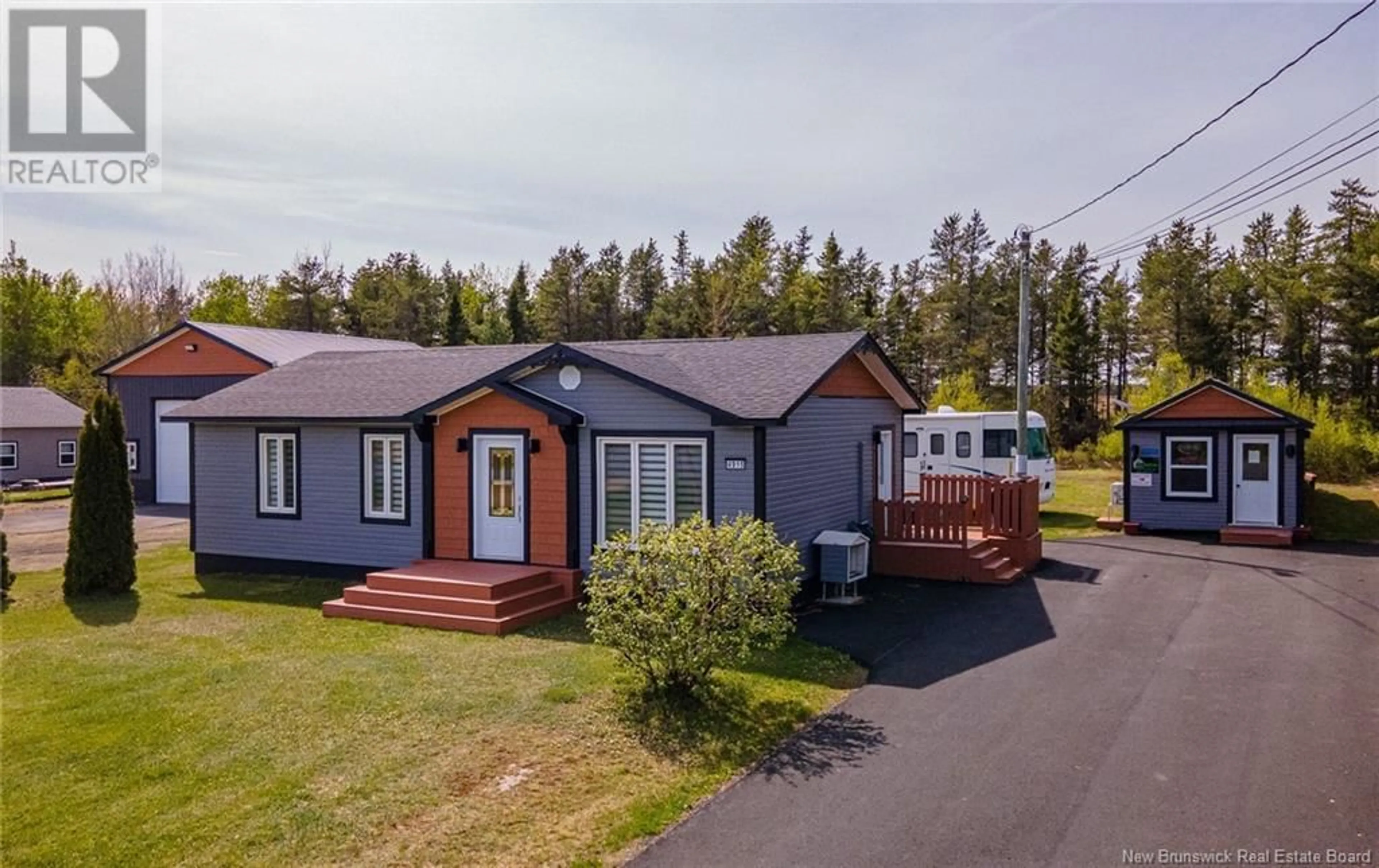 Frontside or backside of a home, cottage for 4915 Route 11, Brantville New Brunswick E9H1M3