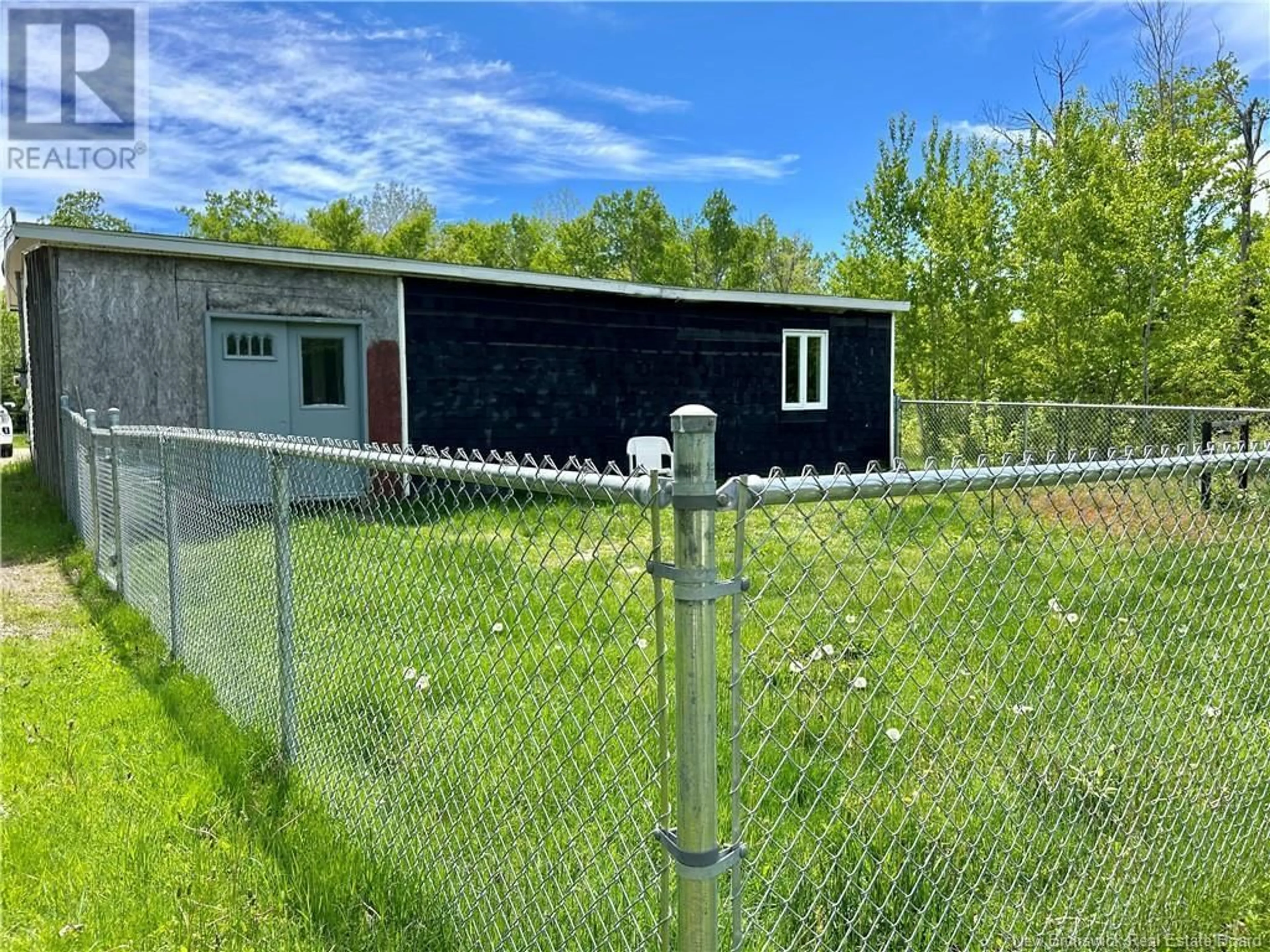 Fenced yard for 815 Rte 303, Village-Des-Poirier New Brunswick E8N1N2
