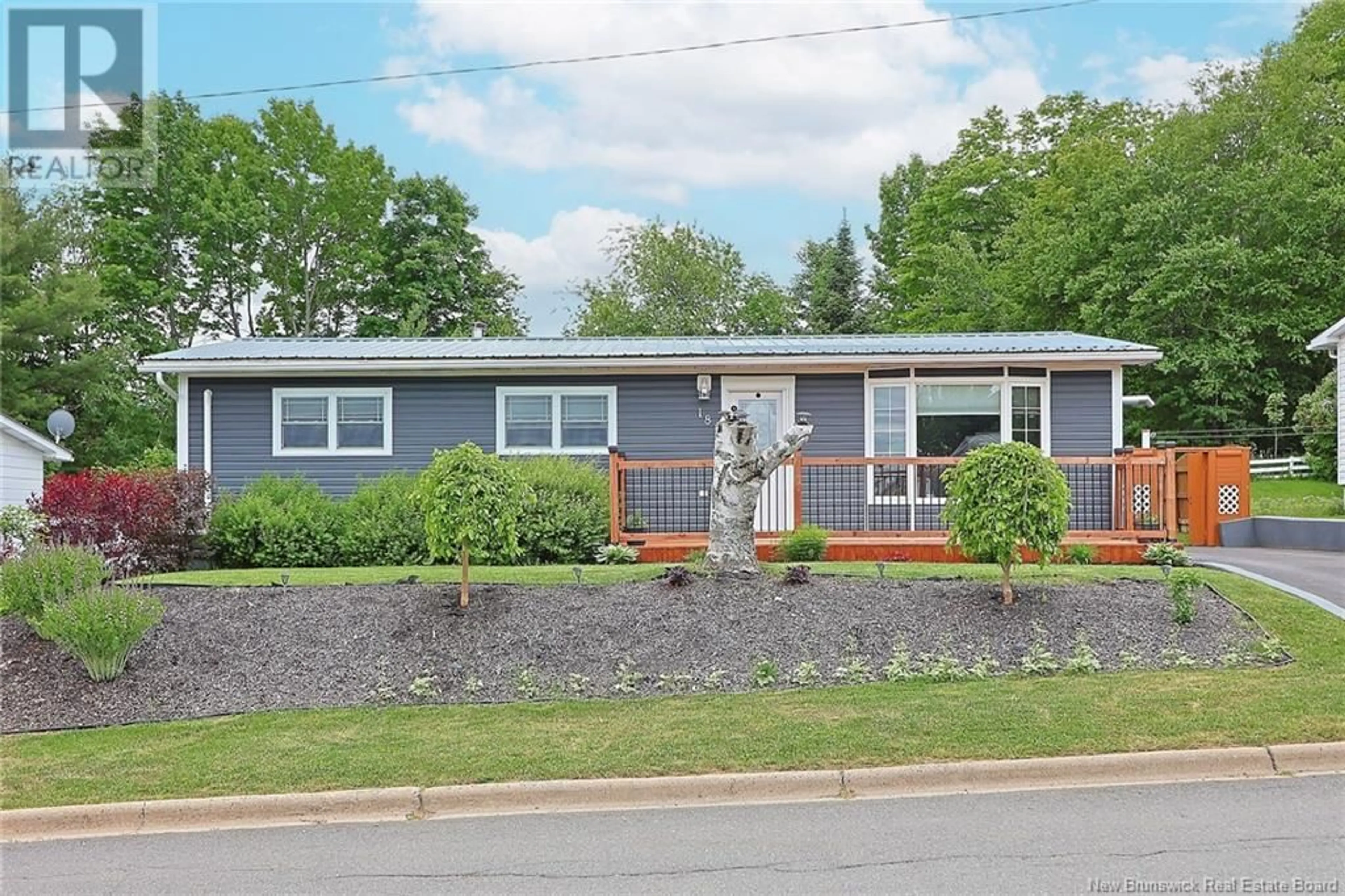 Home with vinyl exterior material for 18 Bird Street, Nackawic New Brunswick E6G1A1