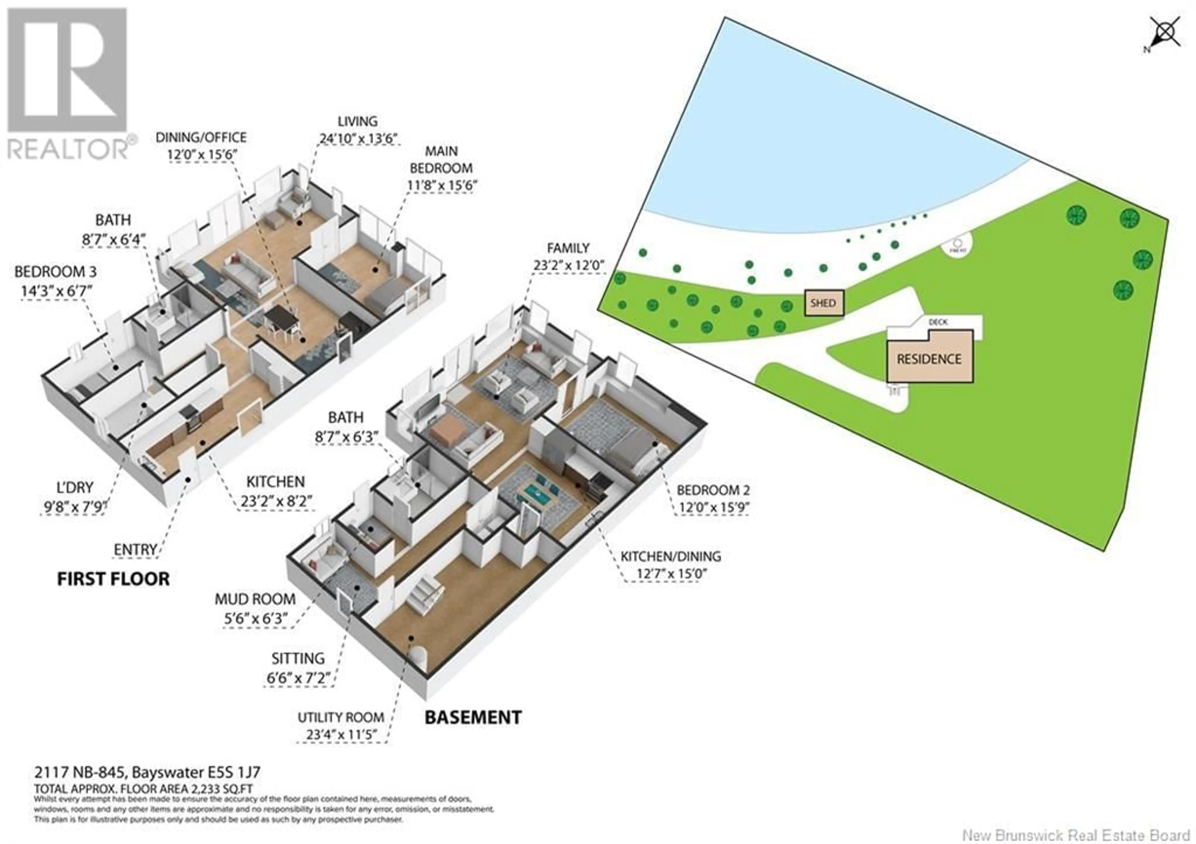 Floor plan for 2117 Route 845, Bayswater New Brunswick E5S1J7