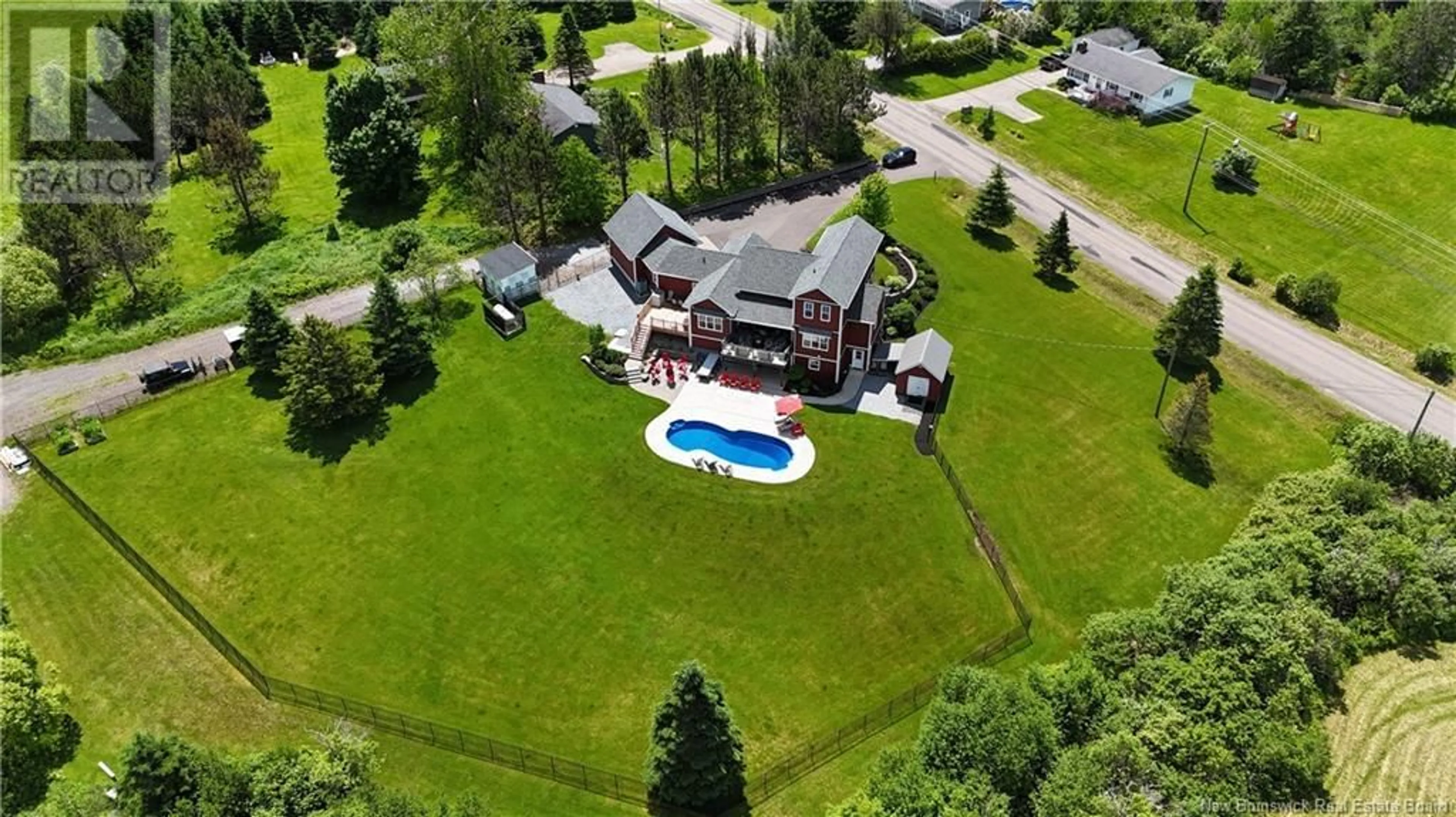 A pic from outside/outdoor area/front of a property/back of a property/a pic from drone, unknown for 630 ROUTE 124, Norton New Brunswick E5T1R5